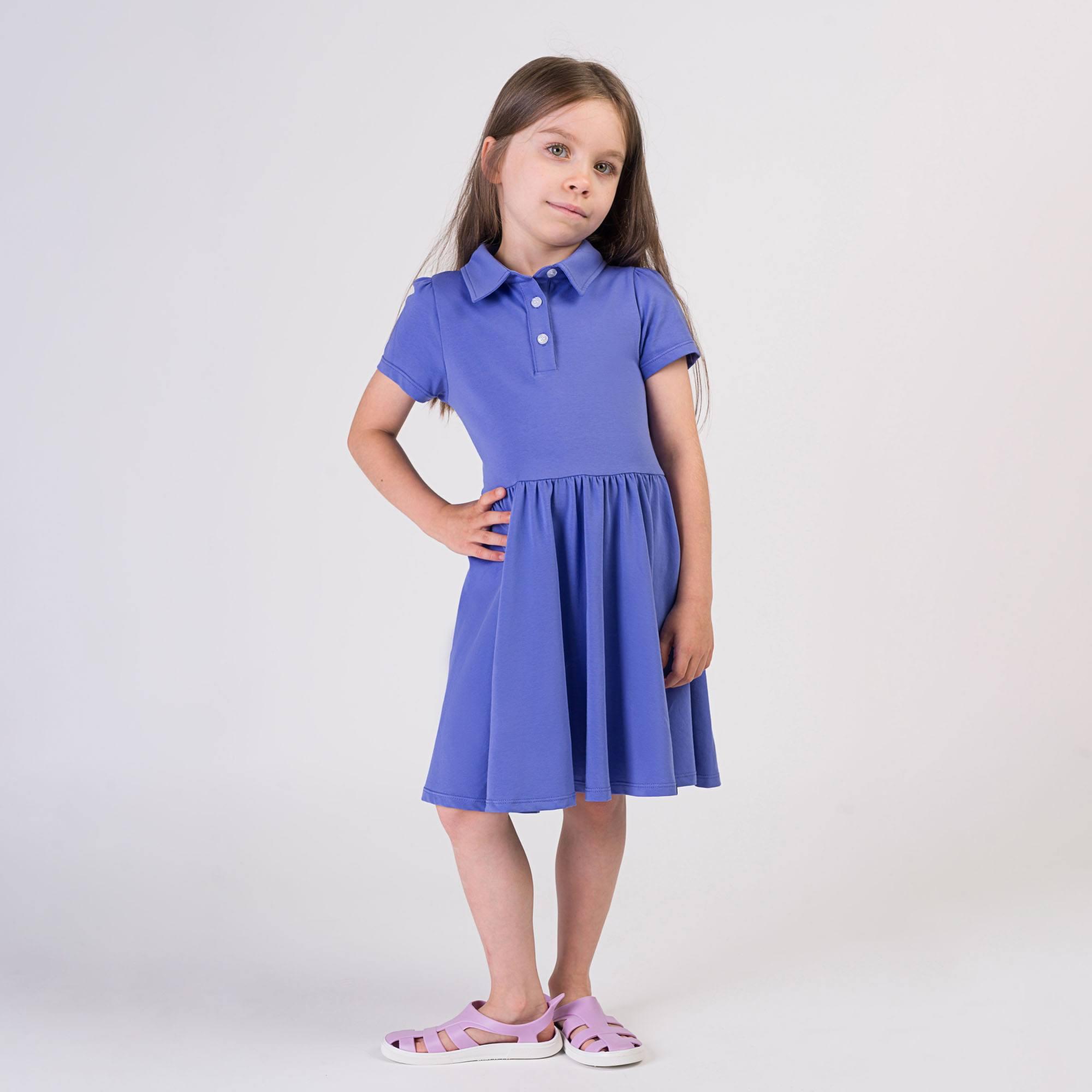 Very peri polo dress