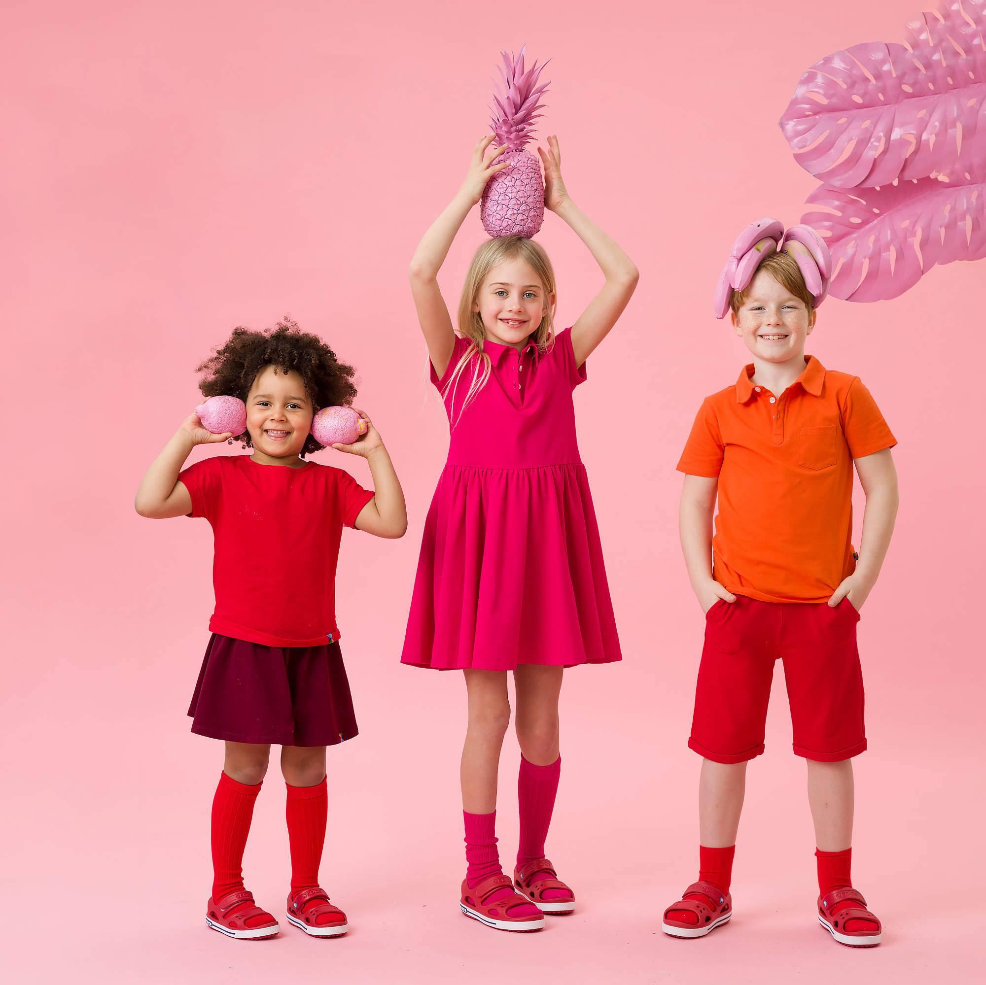 Pink polo dress