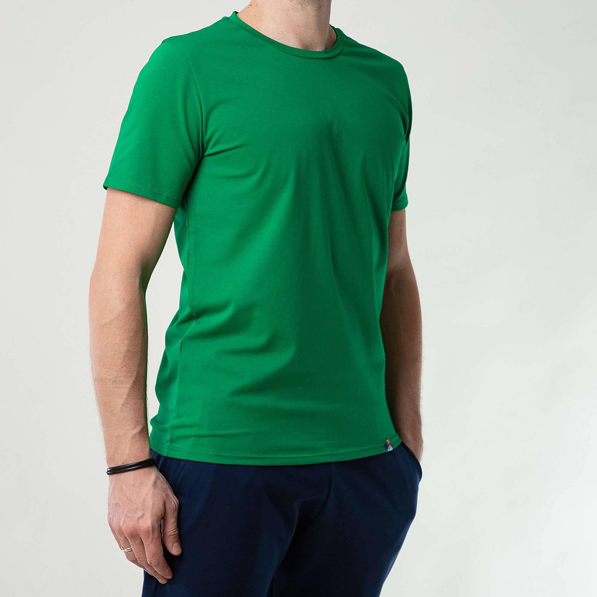 Green T-shirt Men