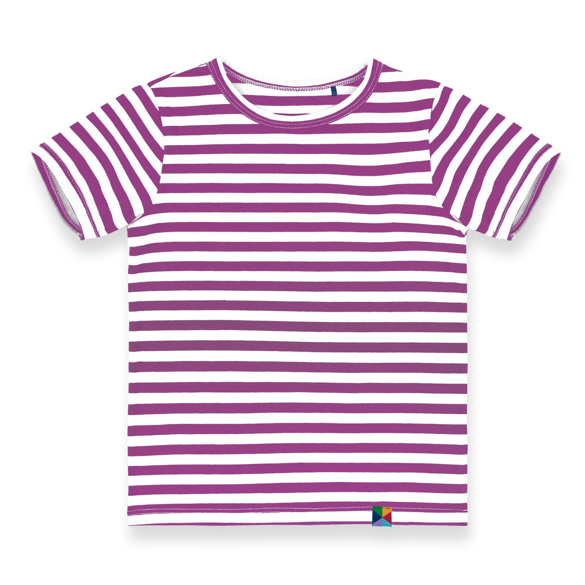 Violet stripes T-shirt Junior