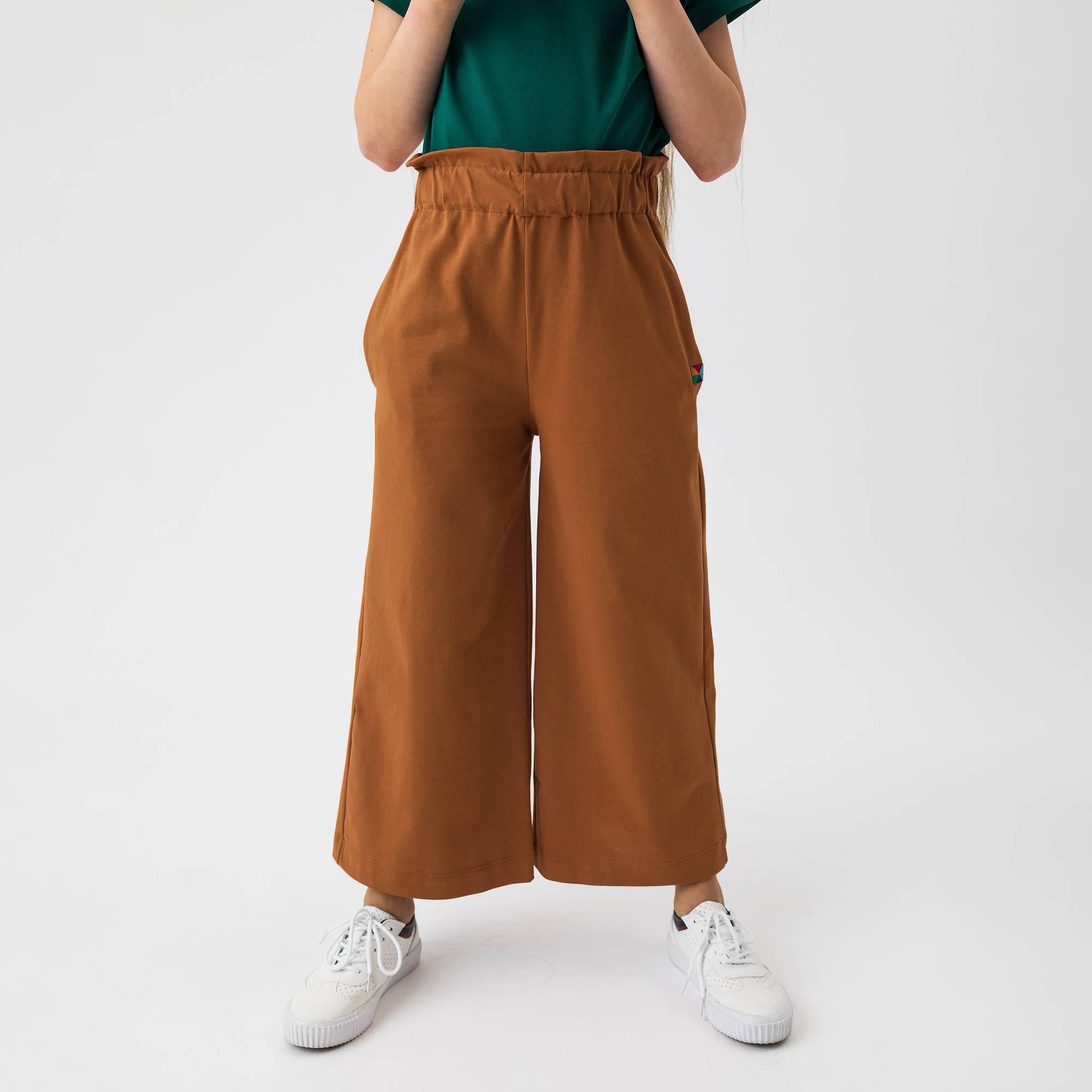 Caramel culotte trousers