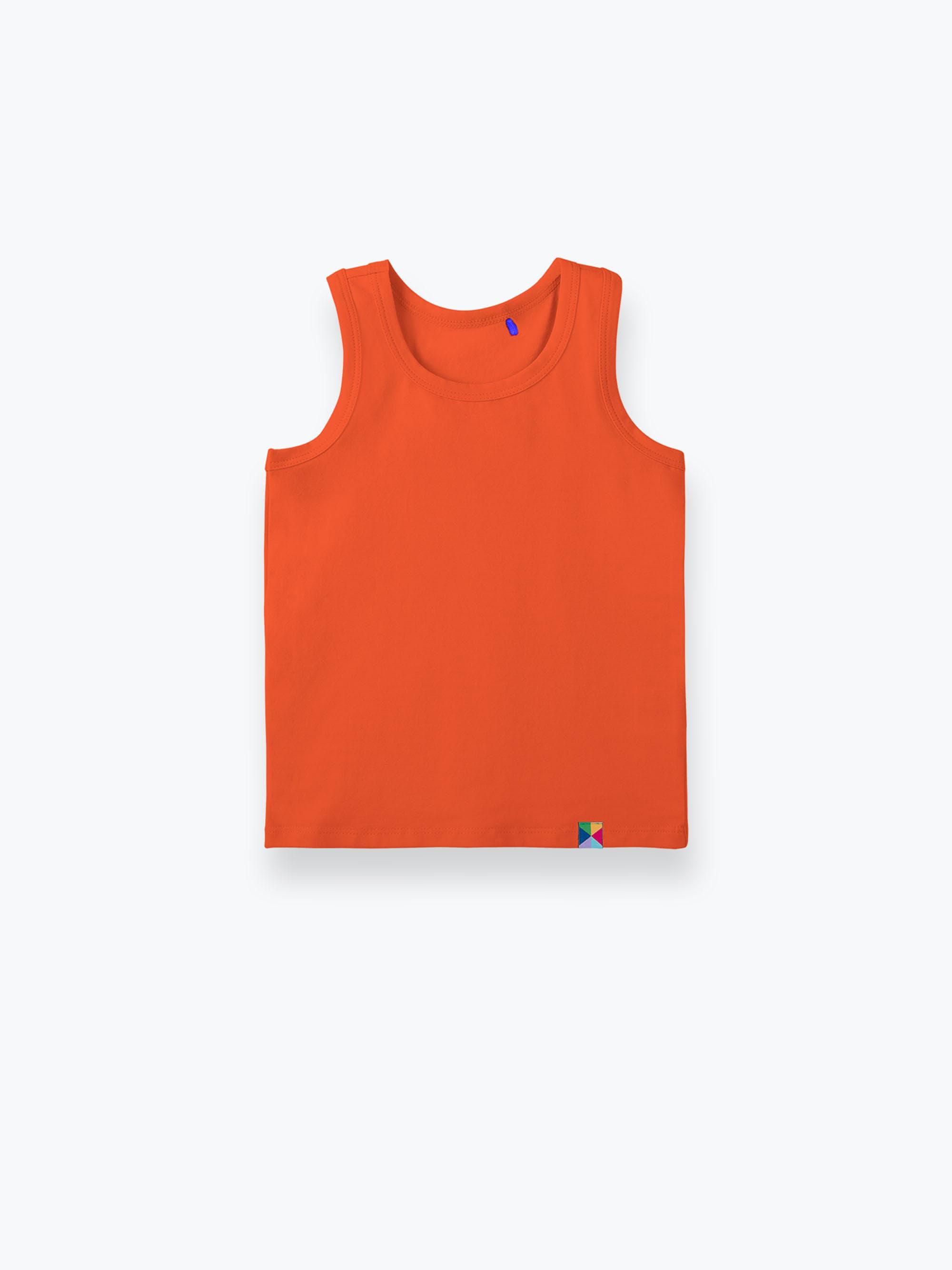 Orange tank top