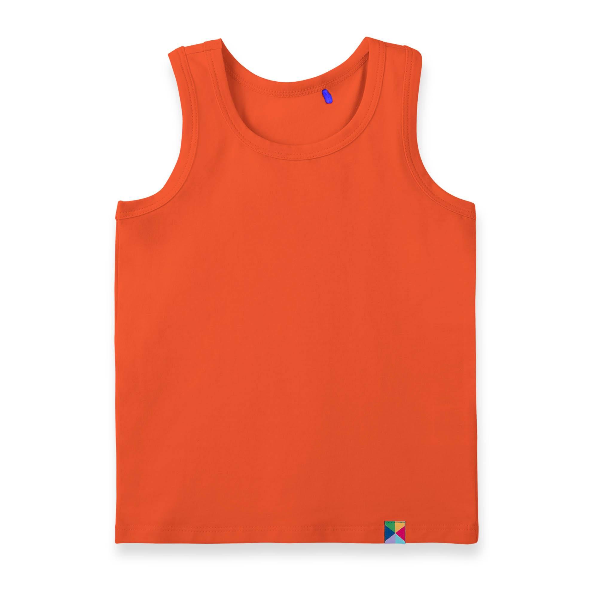 Orange tank top