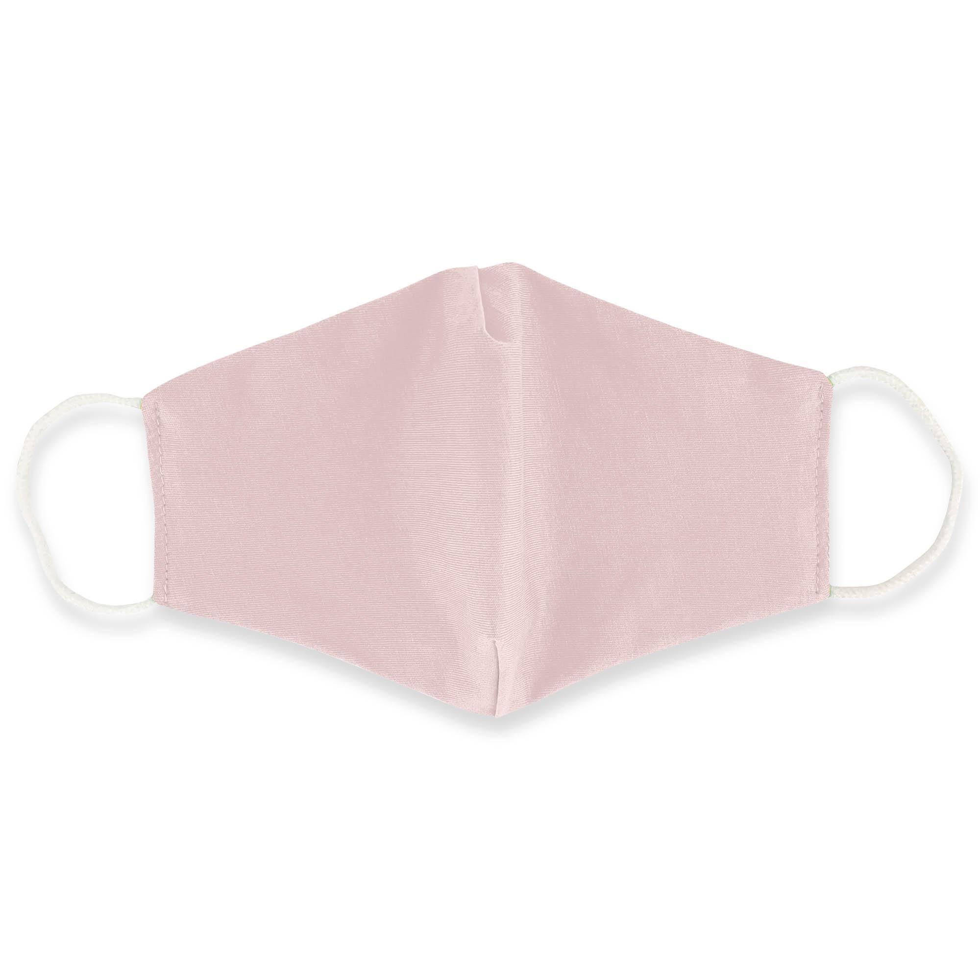 Light pink cotton face mask