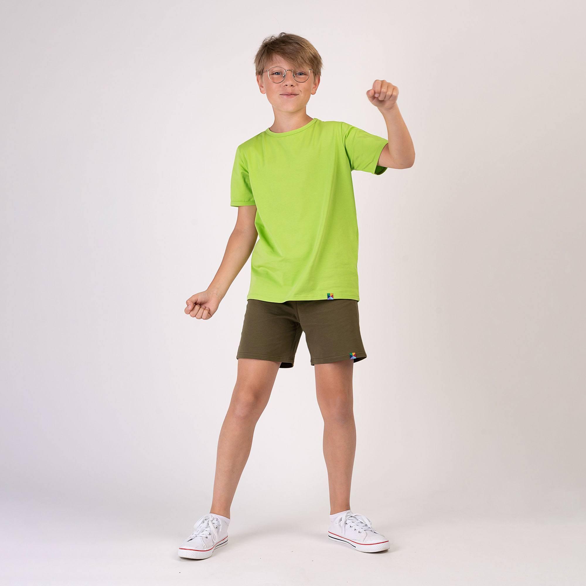 Khaki sweat shorts Junior