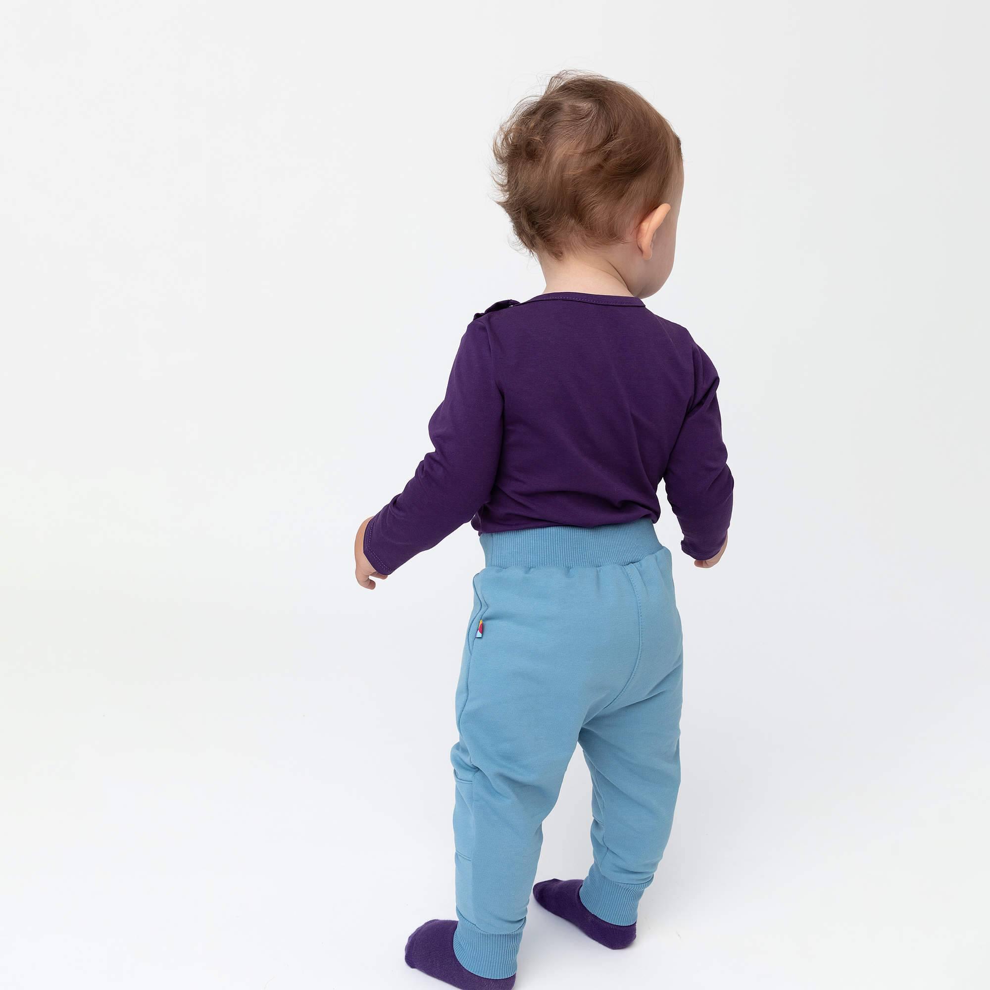 Violet long sleeve bodysuit