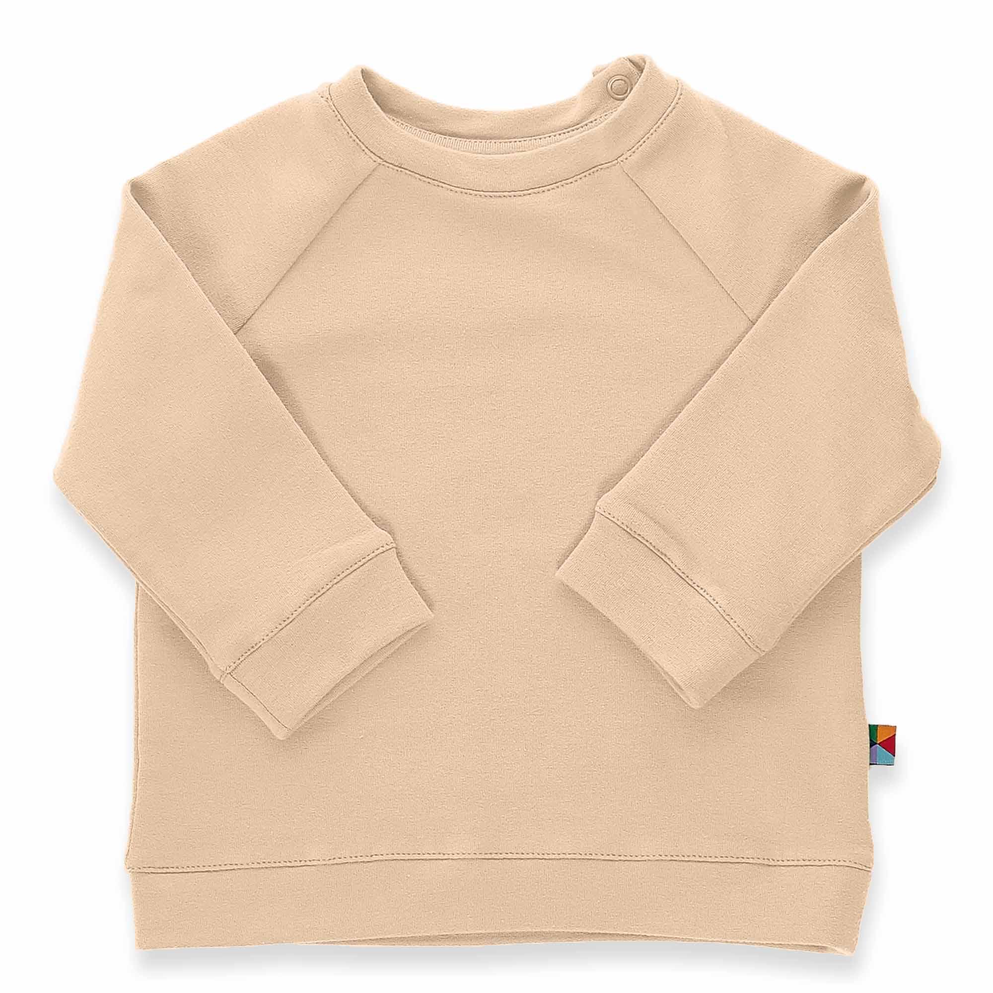 Beige pullover sweatshirt Baby