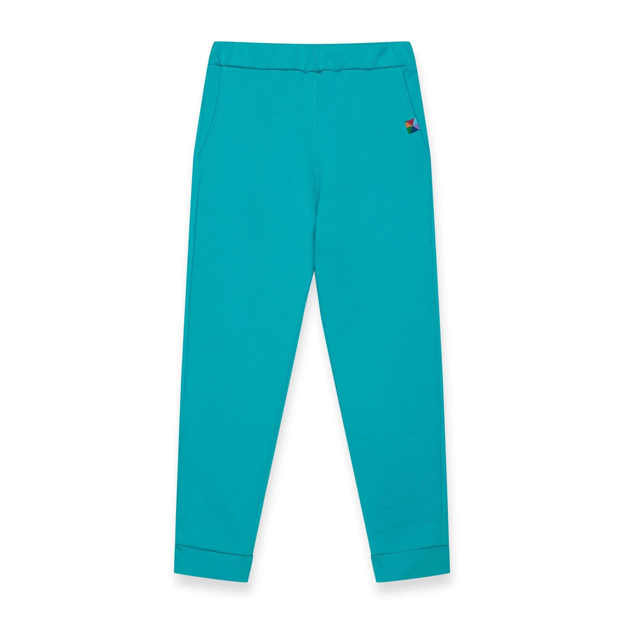 Turquoise sweatpants