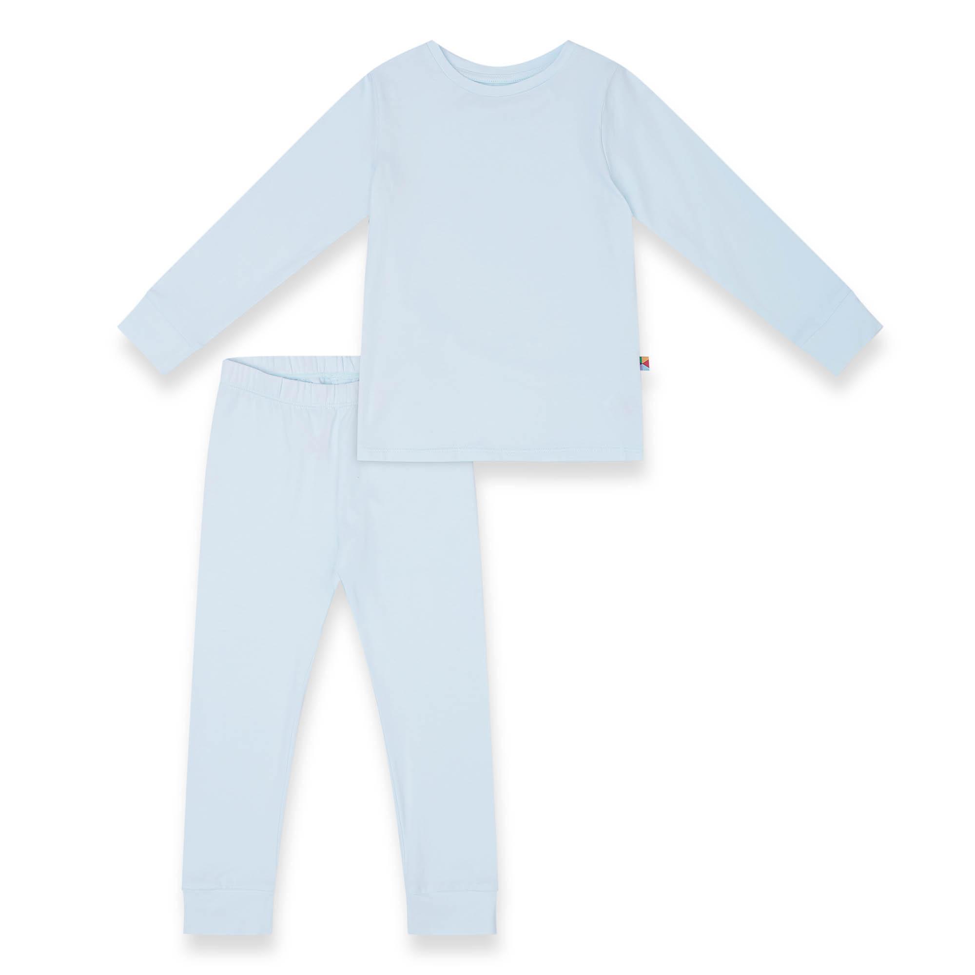 Light blue two-piece pajama set