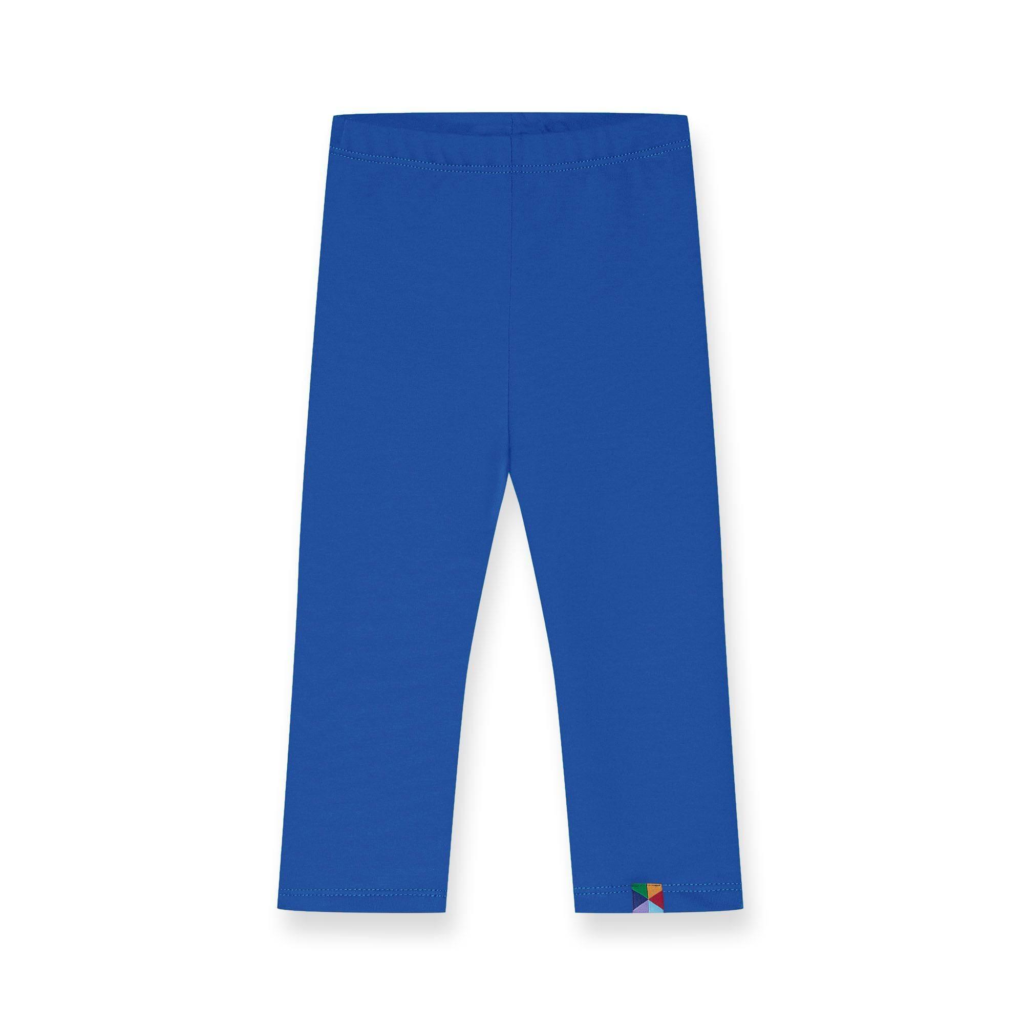 Blue fleece-lined leggings Baby