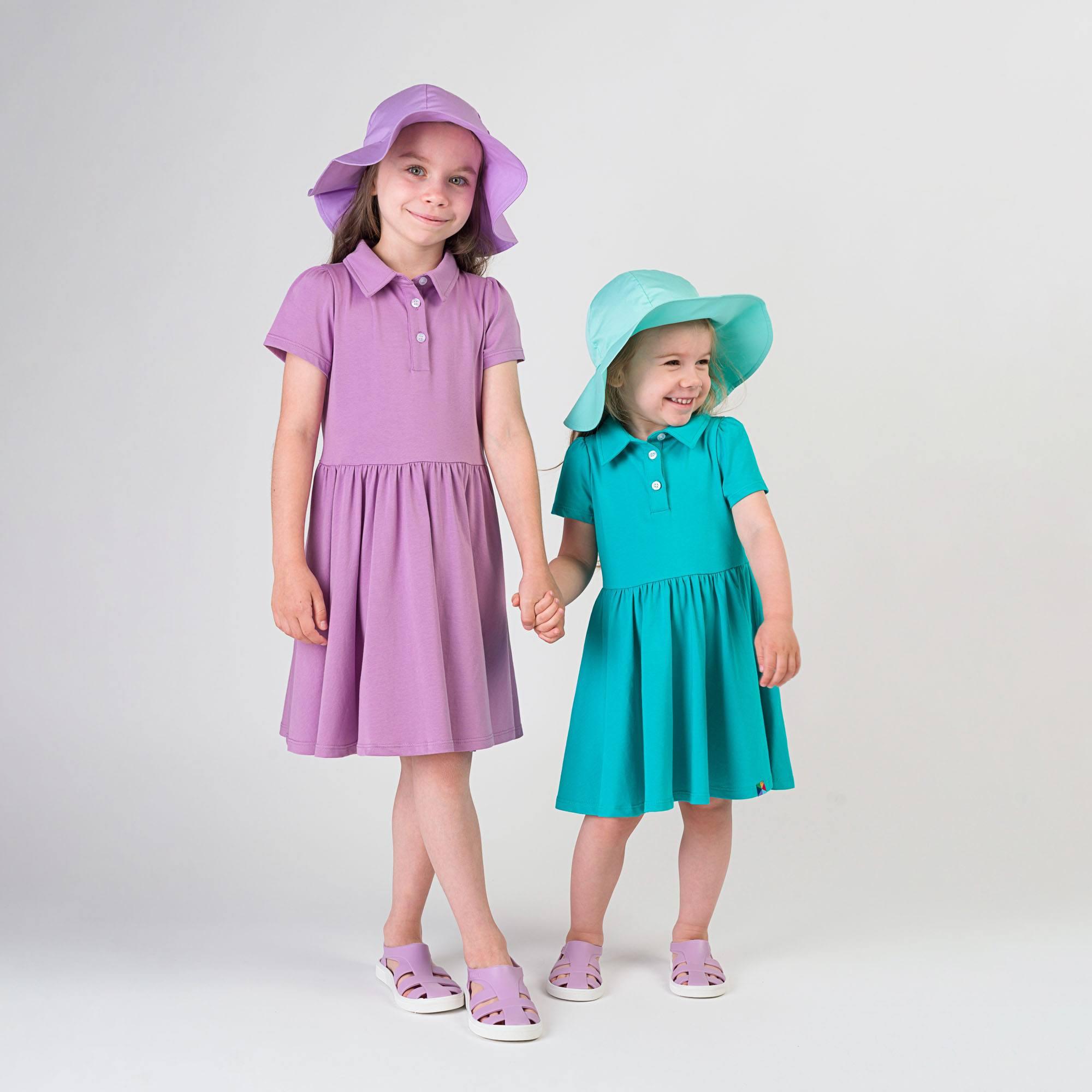 Light purple polo dress