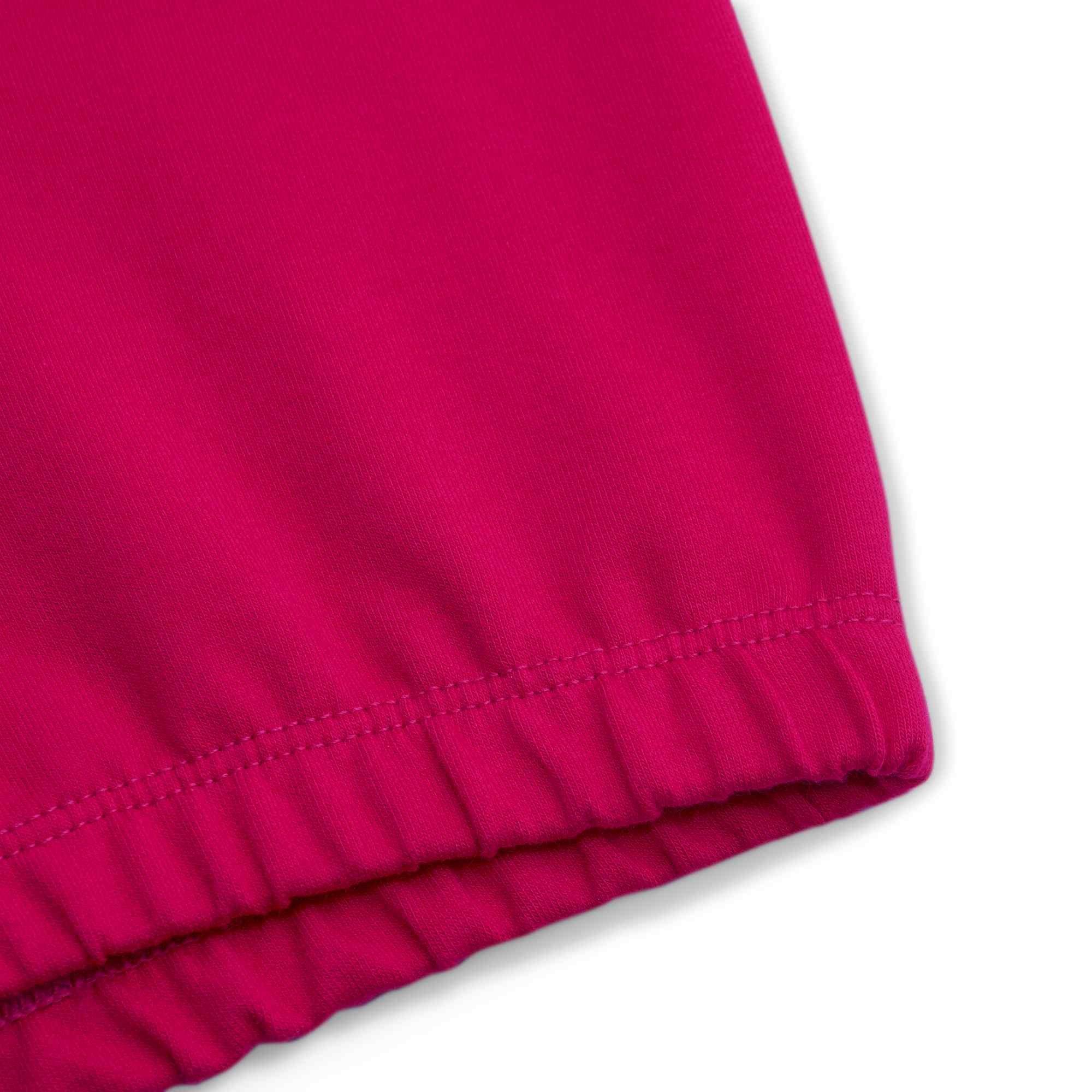 Pink fleece-lined leggings