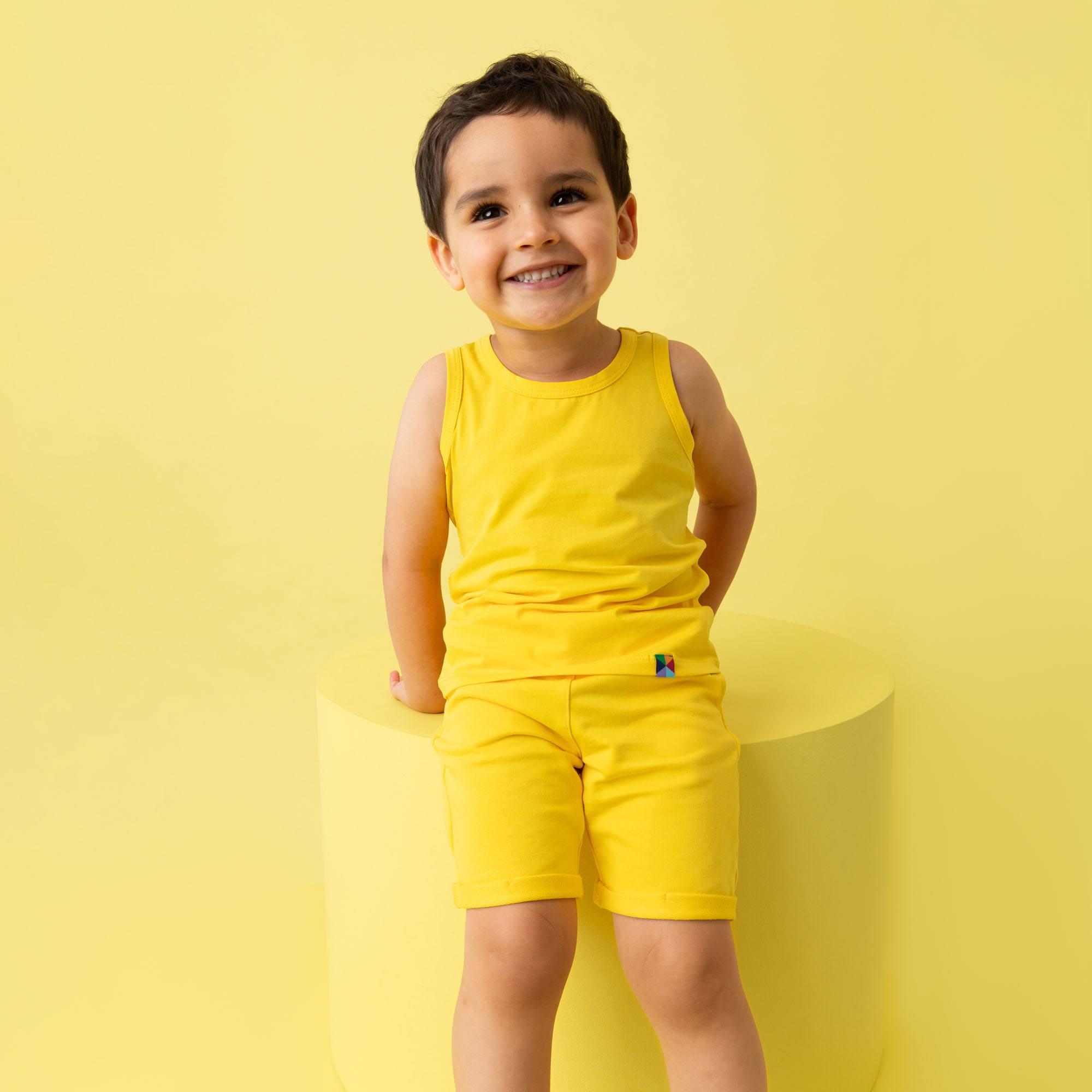 Yellow shorts