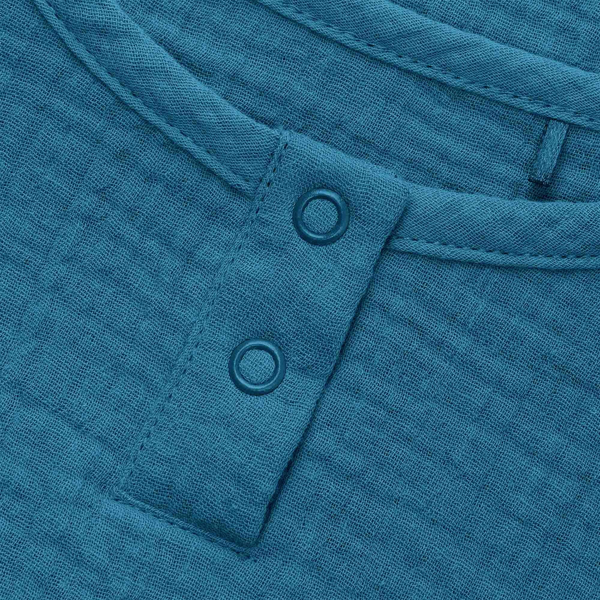 Blue muslin shirt