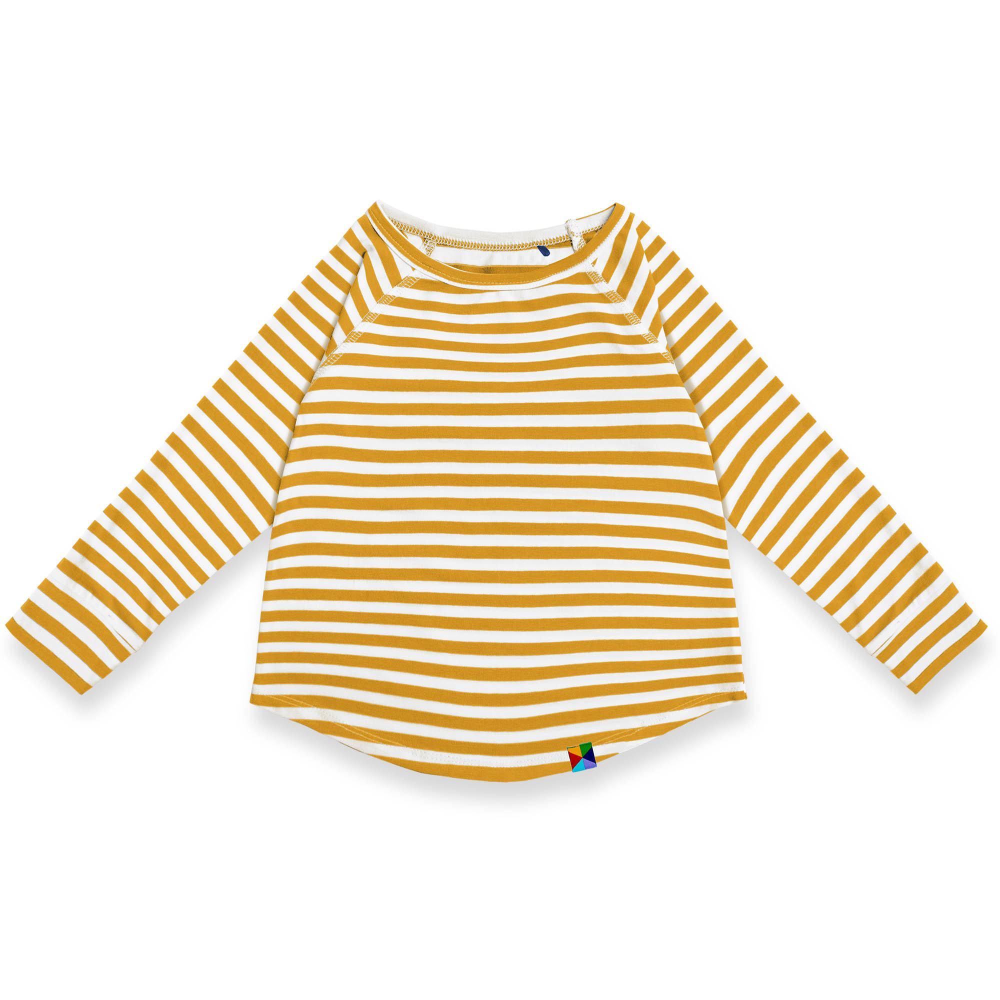 Mustard stripes long sleeve shirt