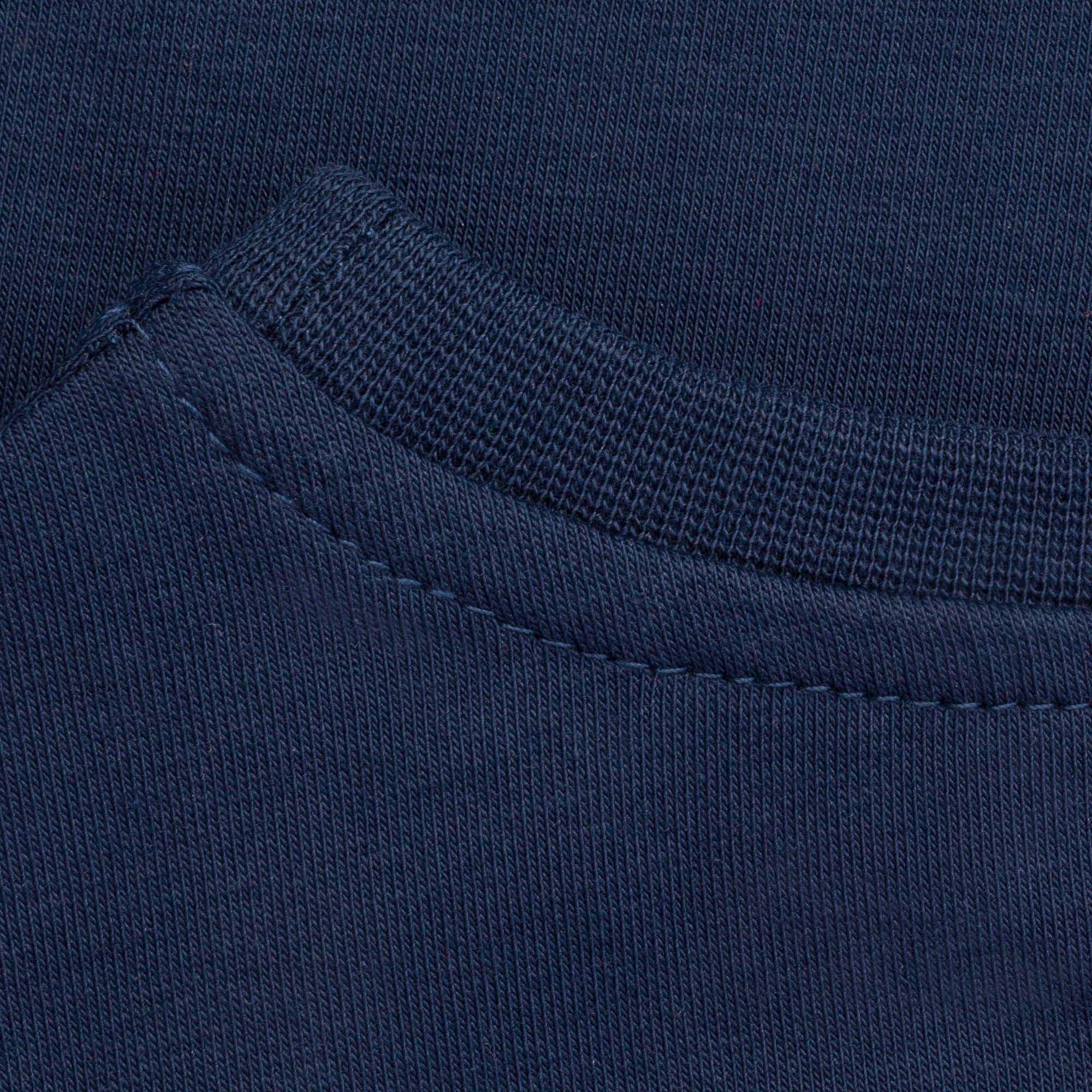 Navy blue front pocket blouse