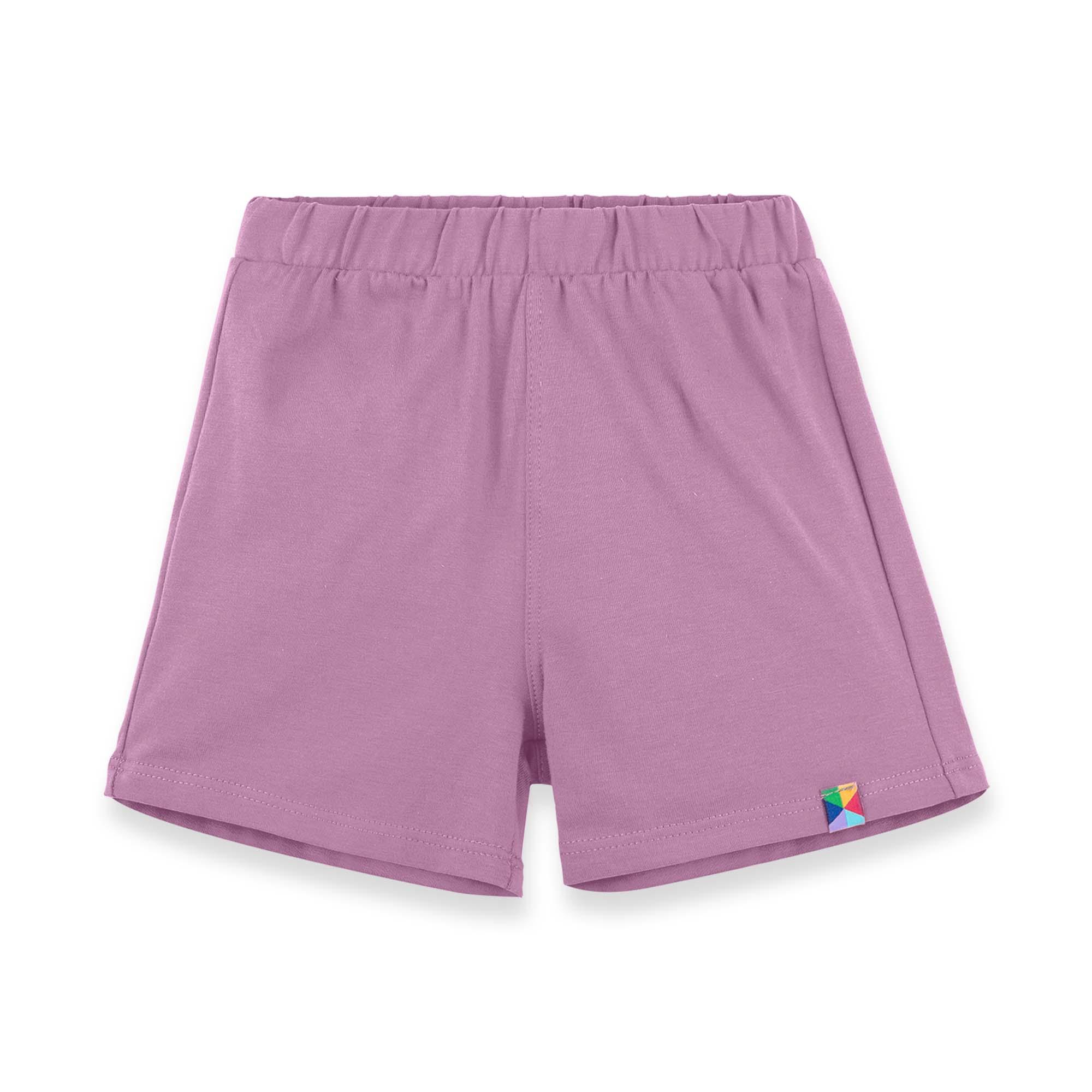 Light purple sweat shorts