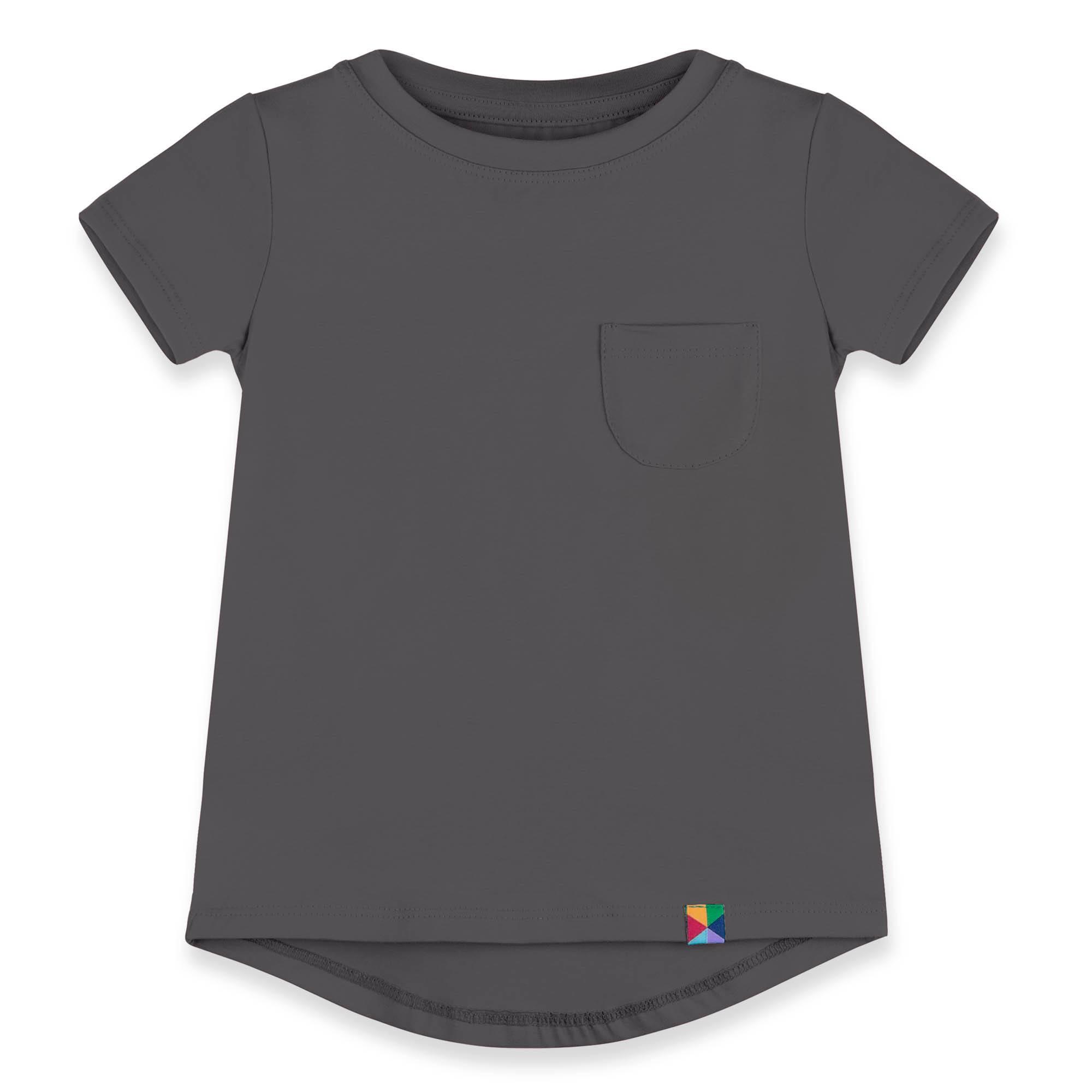 Graphite T-shirt with pocket