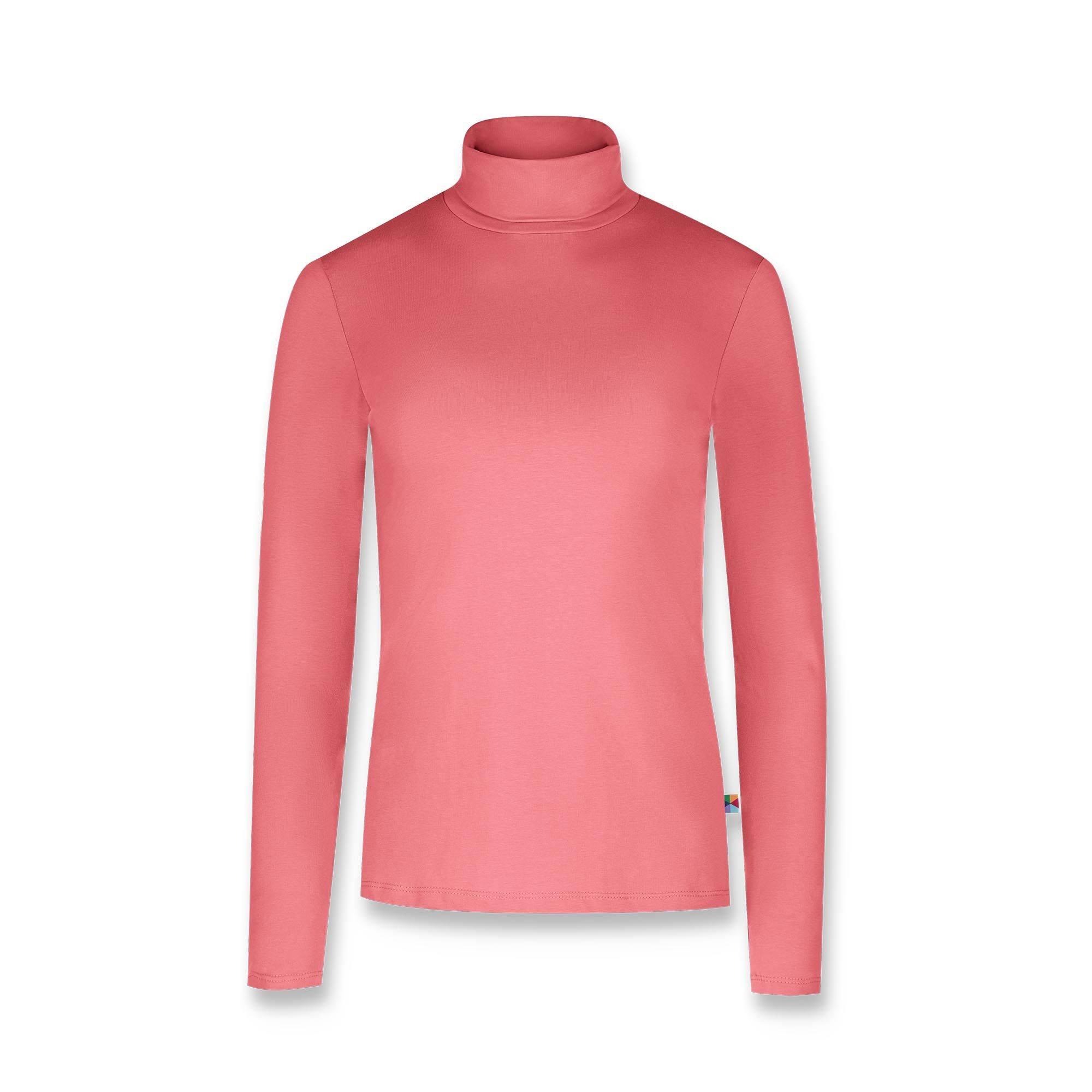 Coral turtleneck Women