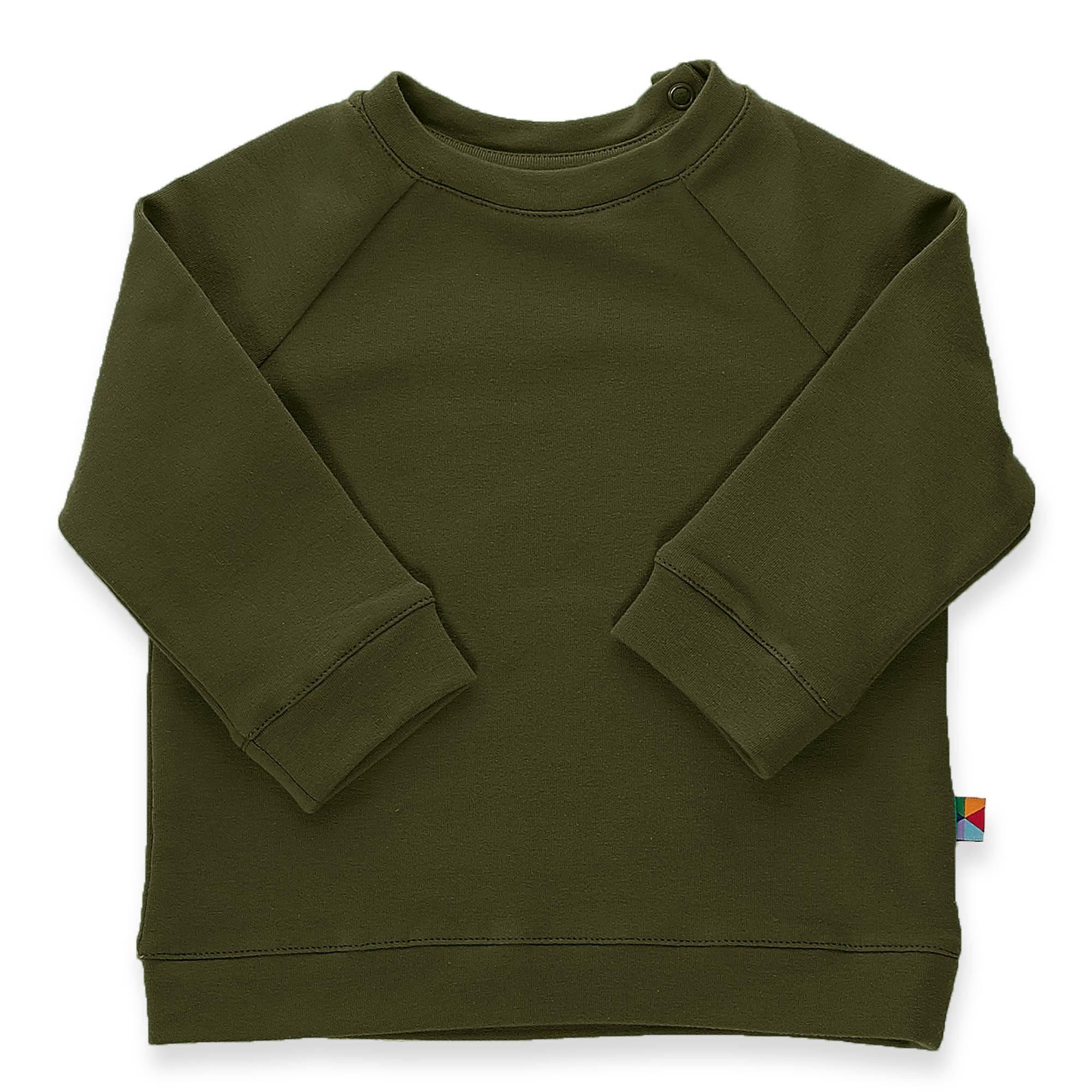 Khaki pullover sweatshirt Baby