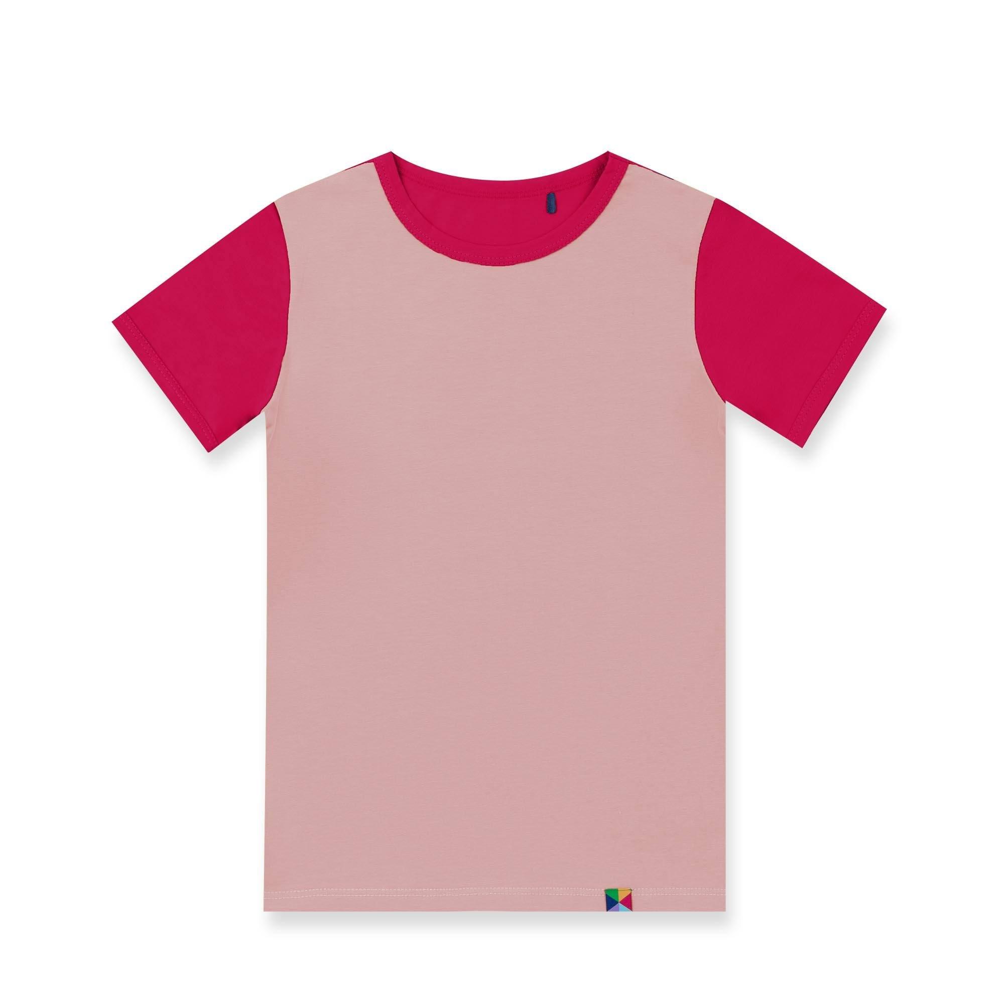 Pastel pink - pink two-tone shirt Baby