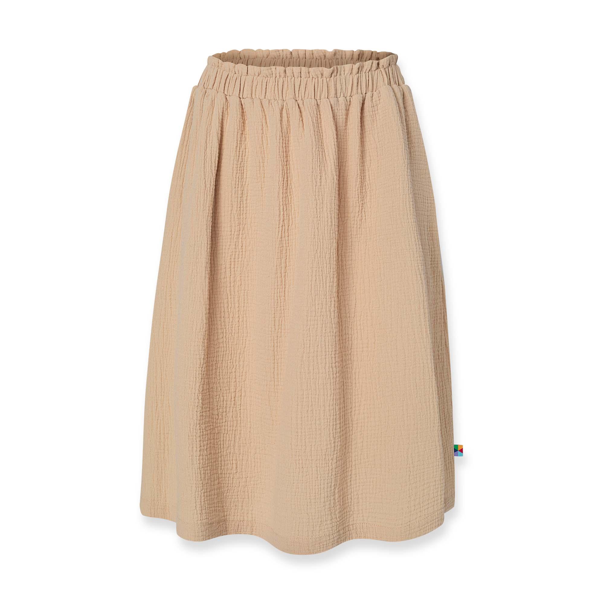 Beige muslin skirt Women