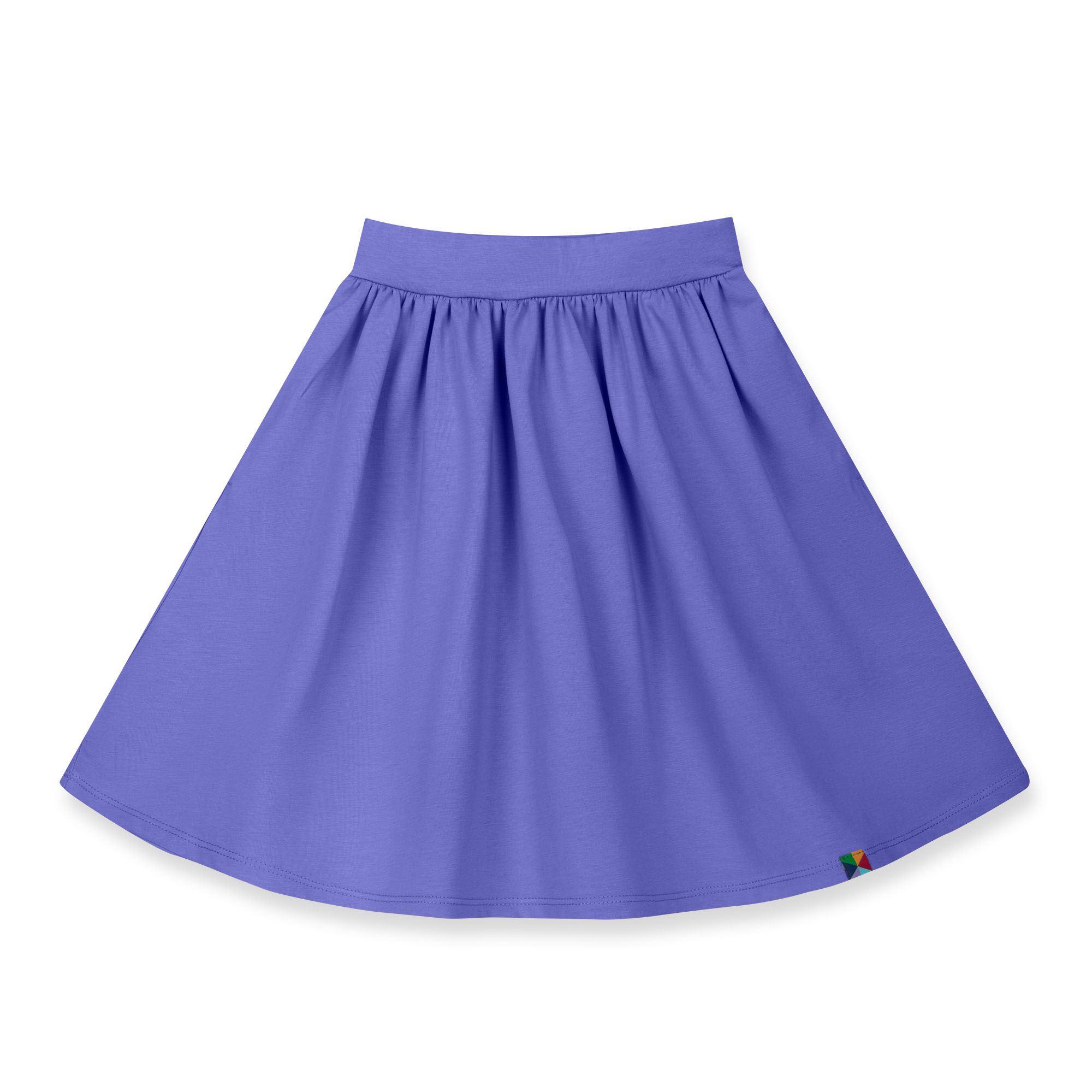 Very peri midi skirt with pockets