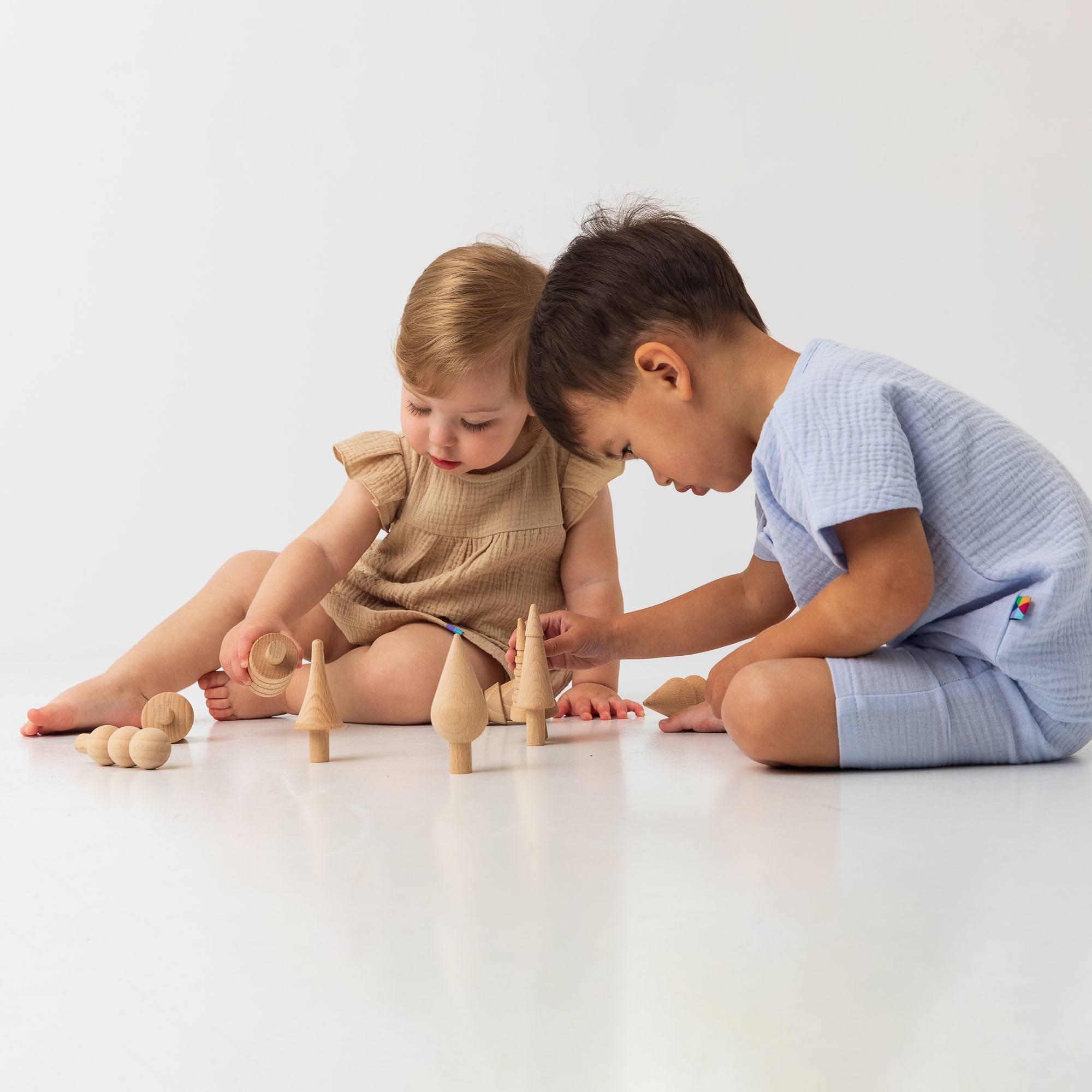 Beige muslin dress Baby