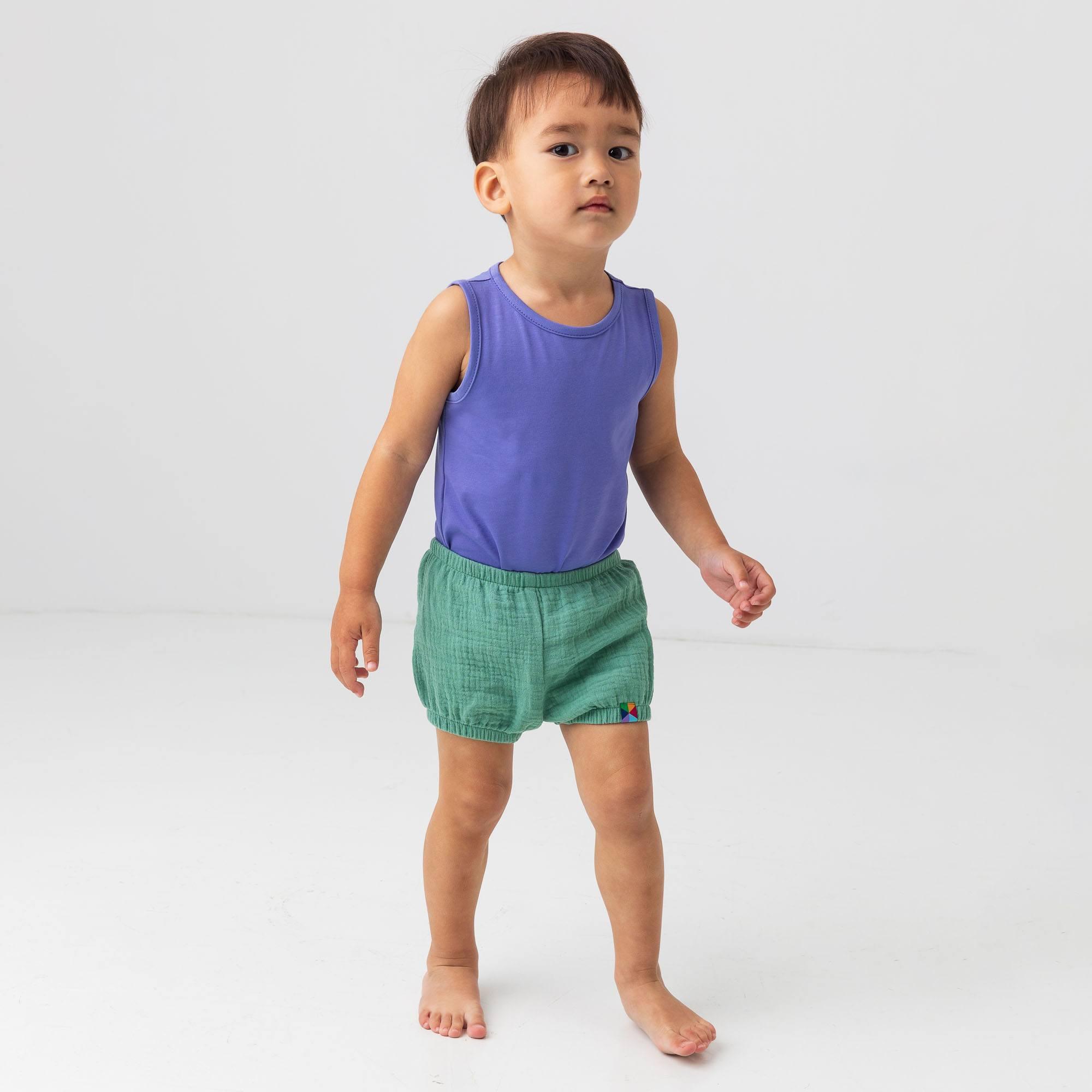 Celadon muslin bloomers Baby