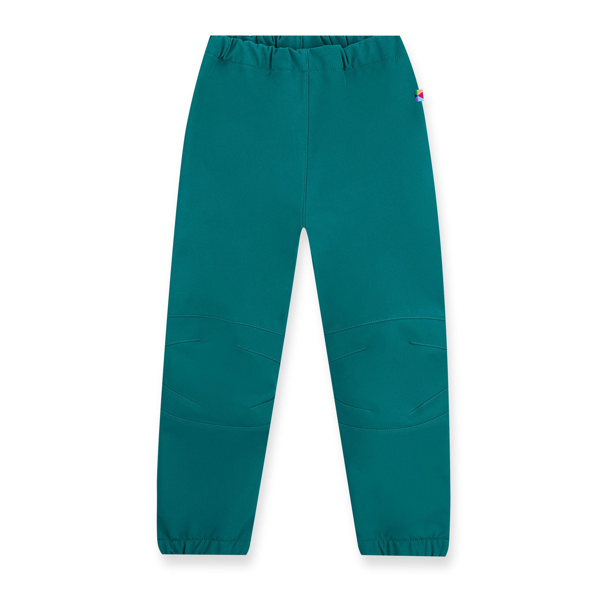 Turquoise softshell pants kids