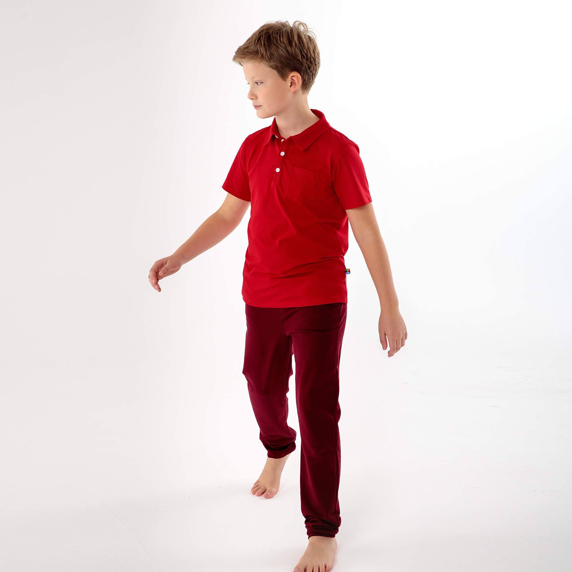 Red polo shirt Junior