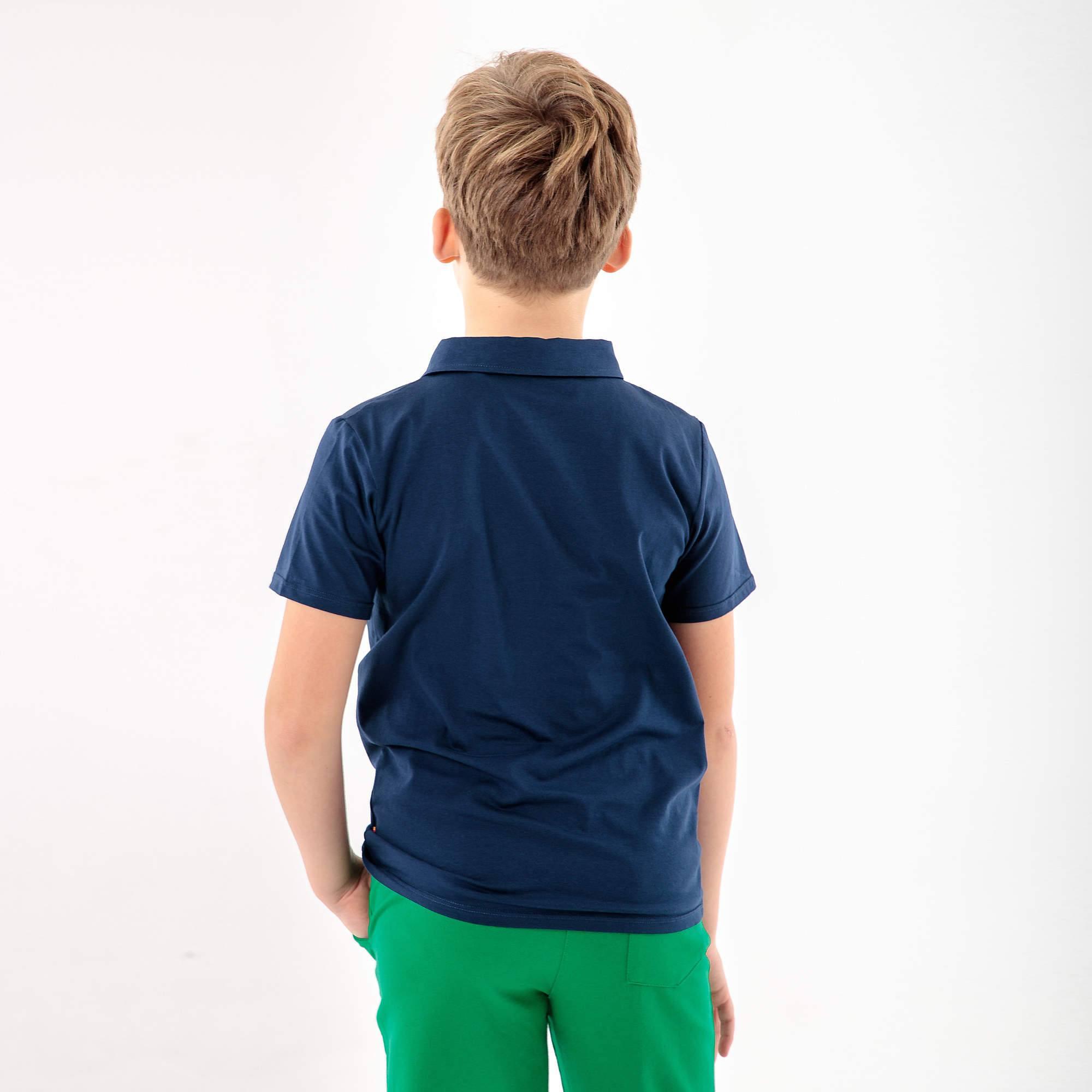 Navy blue polo shirt Junior