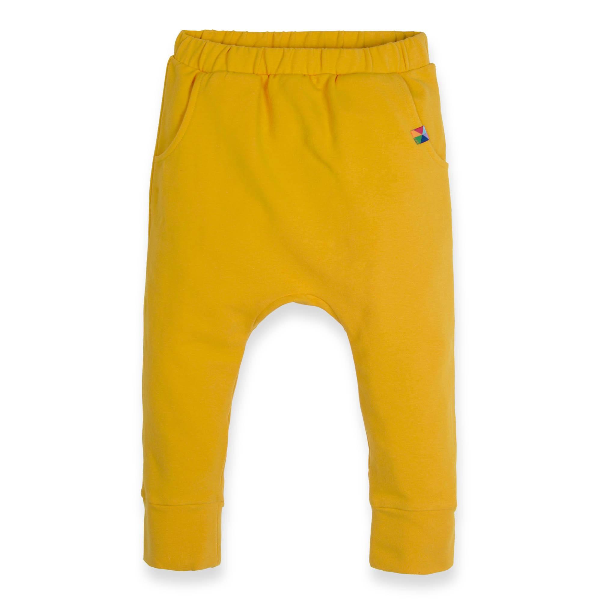 Mustard baggy pants