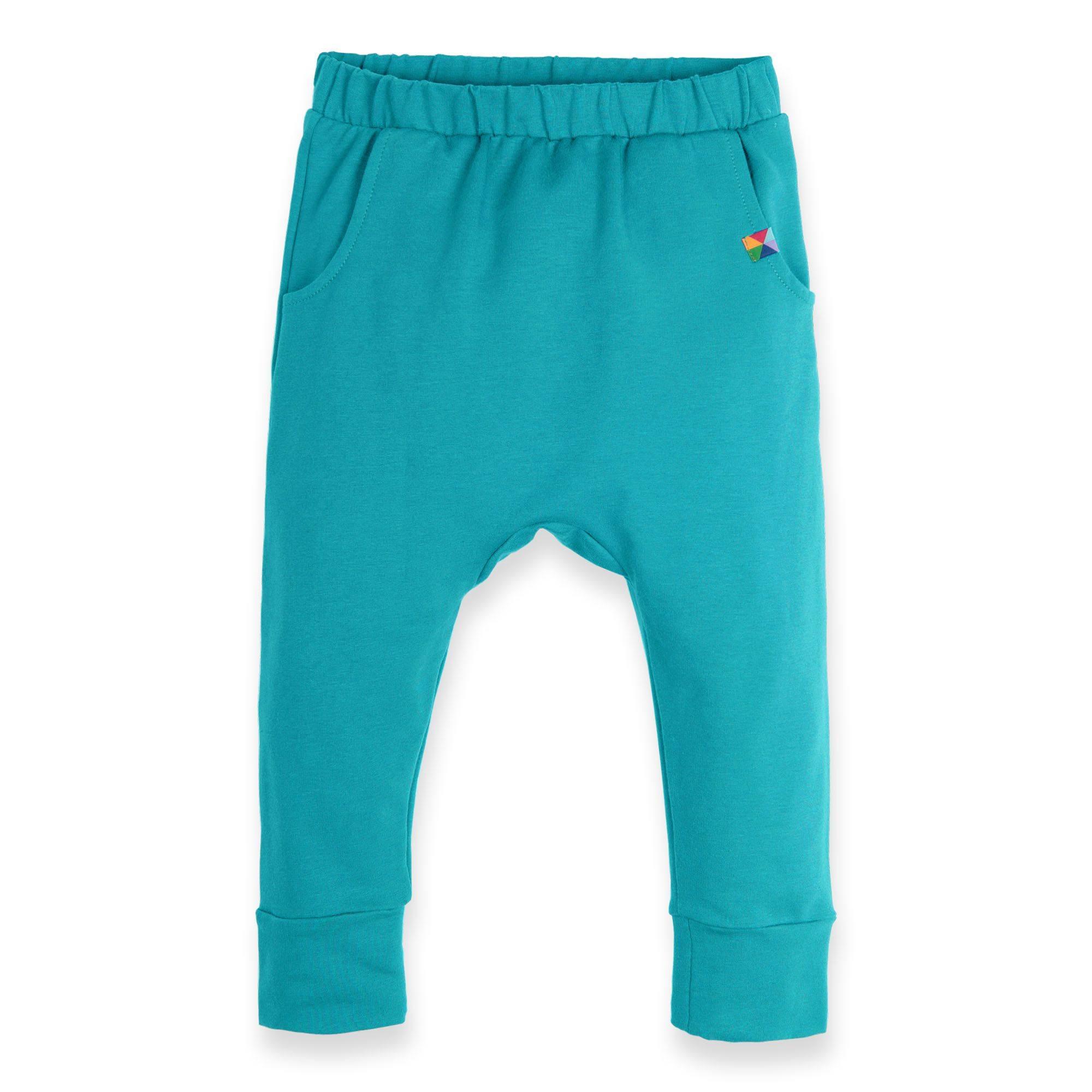 Turquoise baggy pants