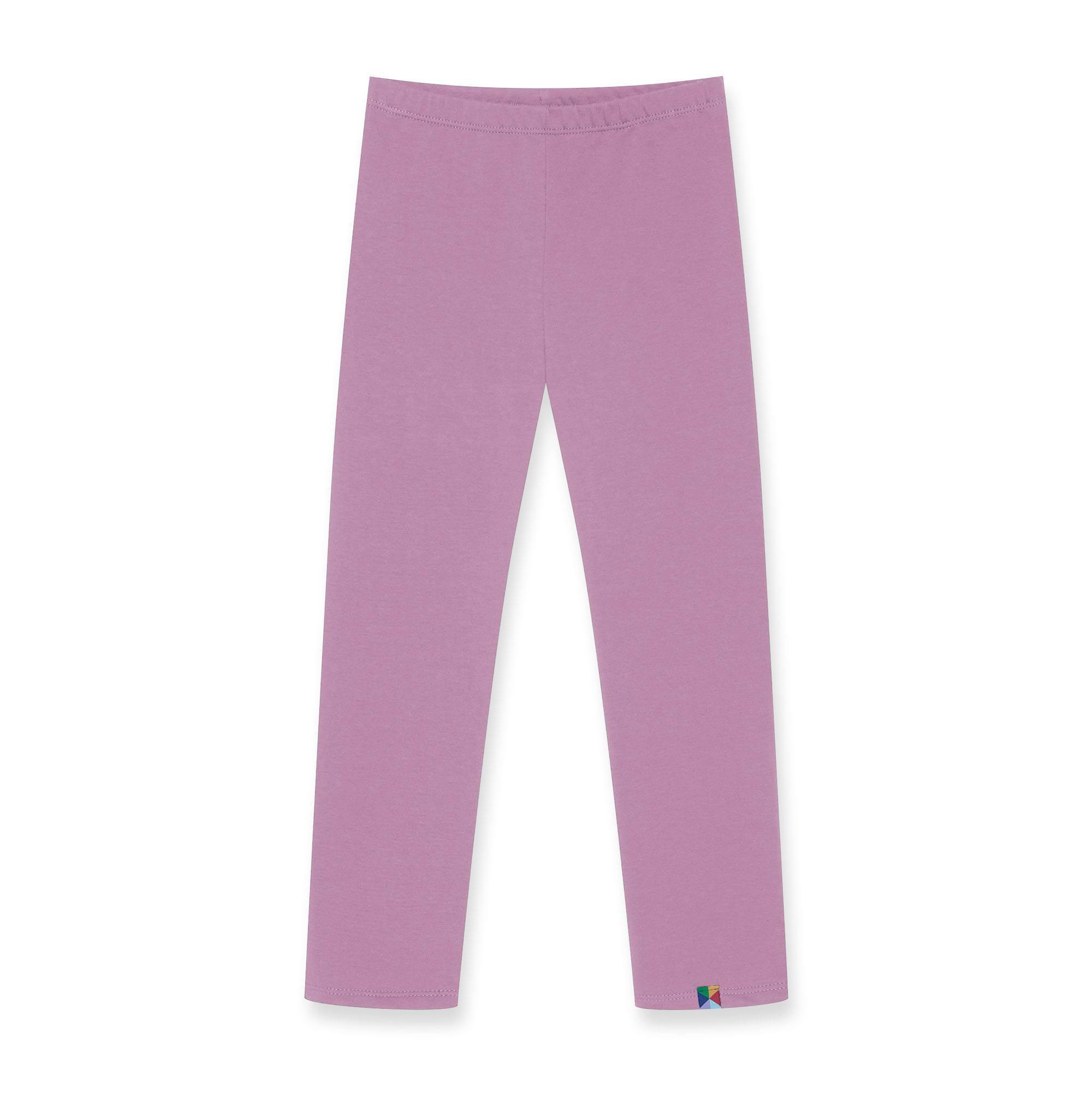 Light purple fleece-lined leggings