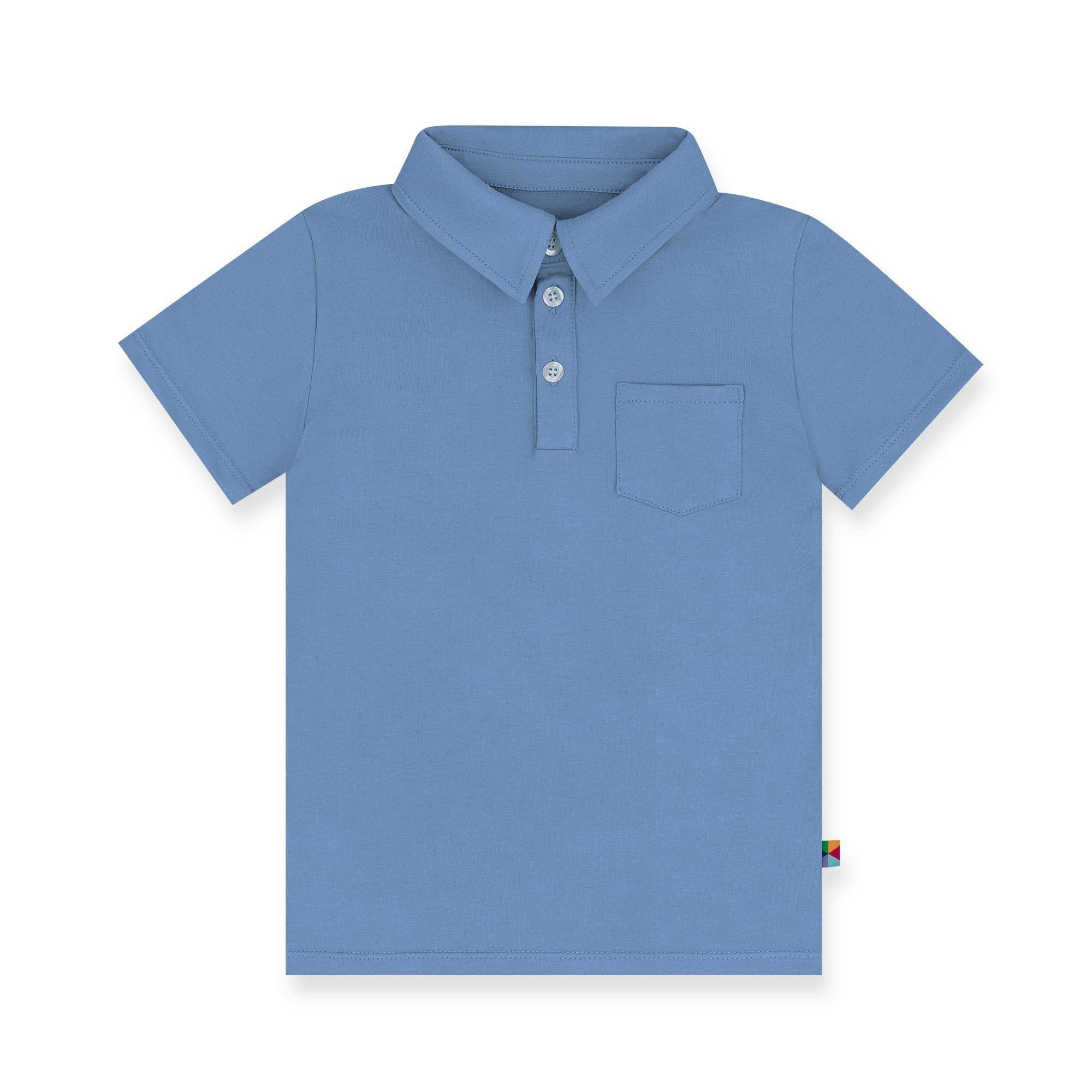 Sky blue polo T-shirt