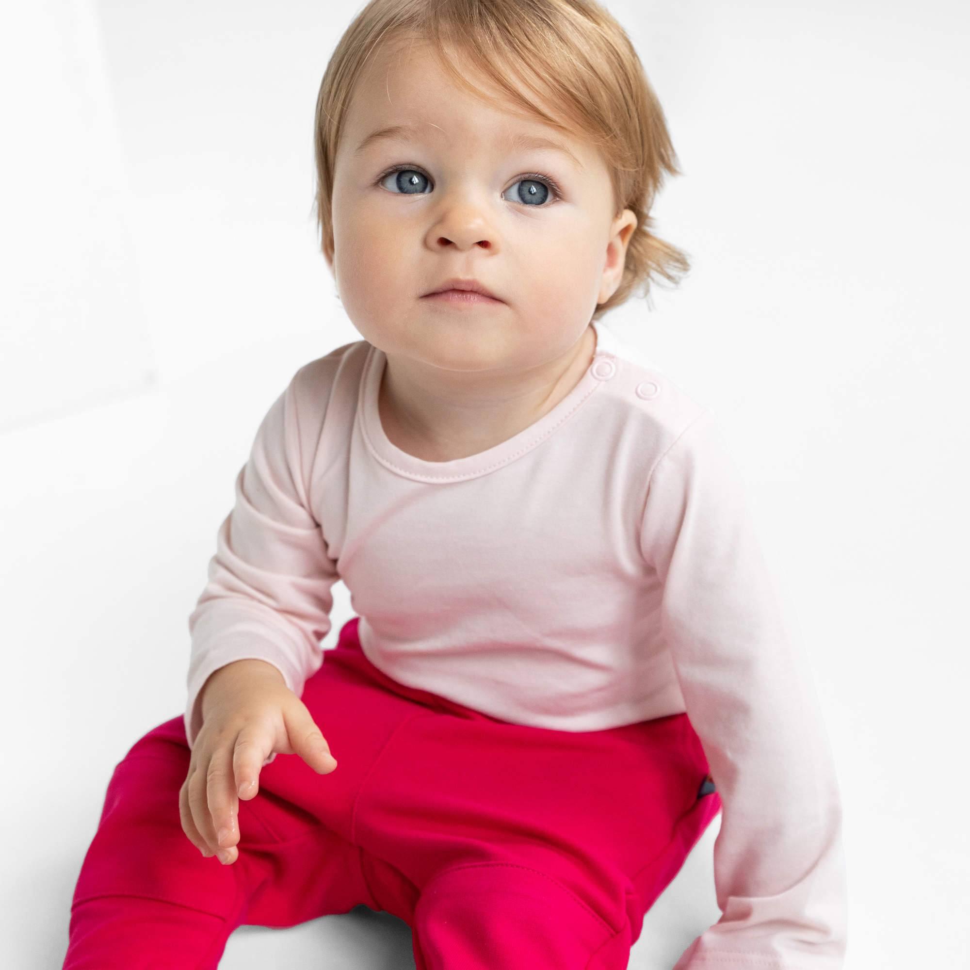 Light pink long sleeve bodysuit