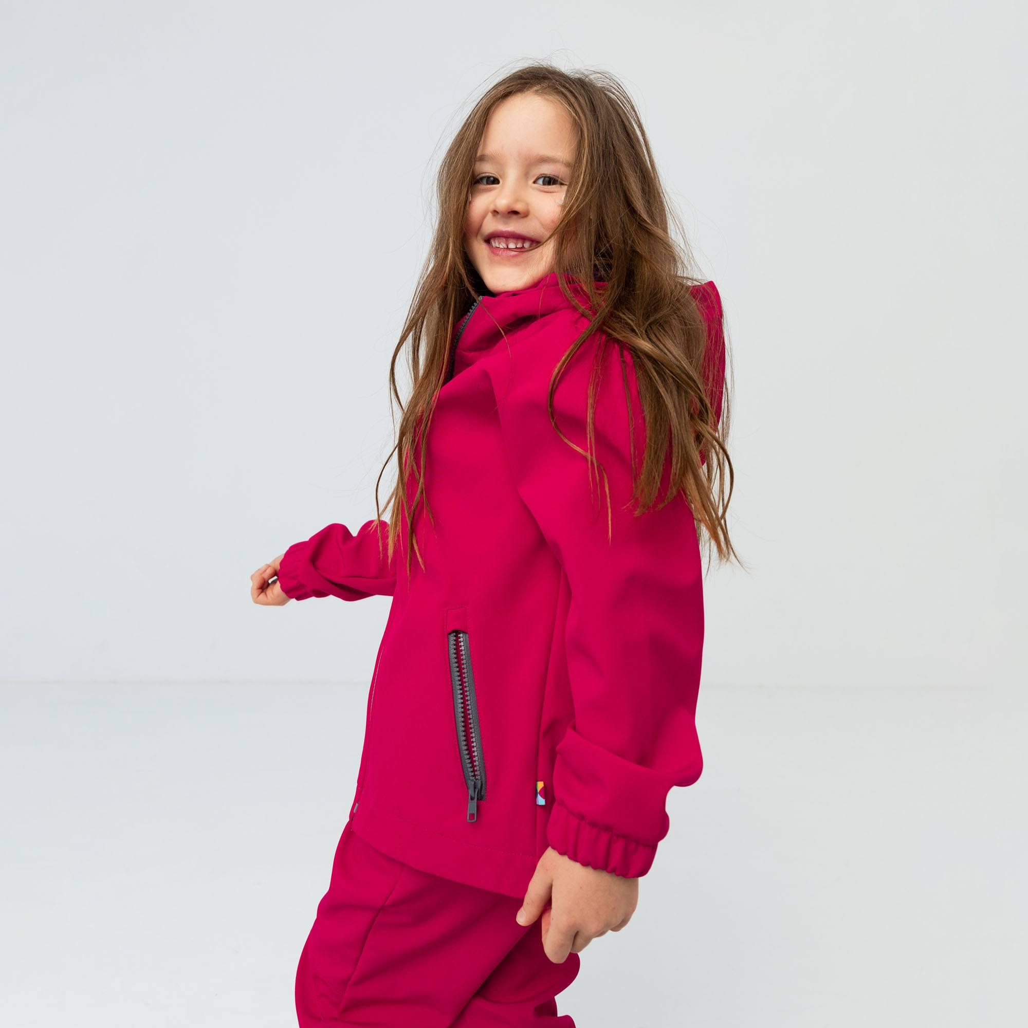 Pink softshell jacket