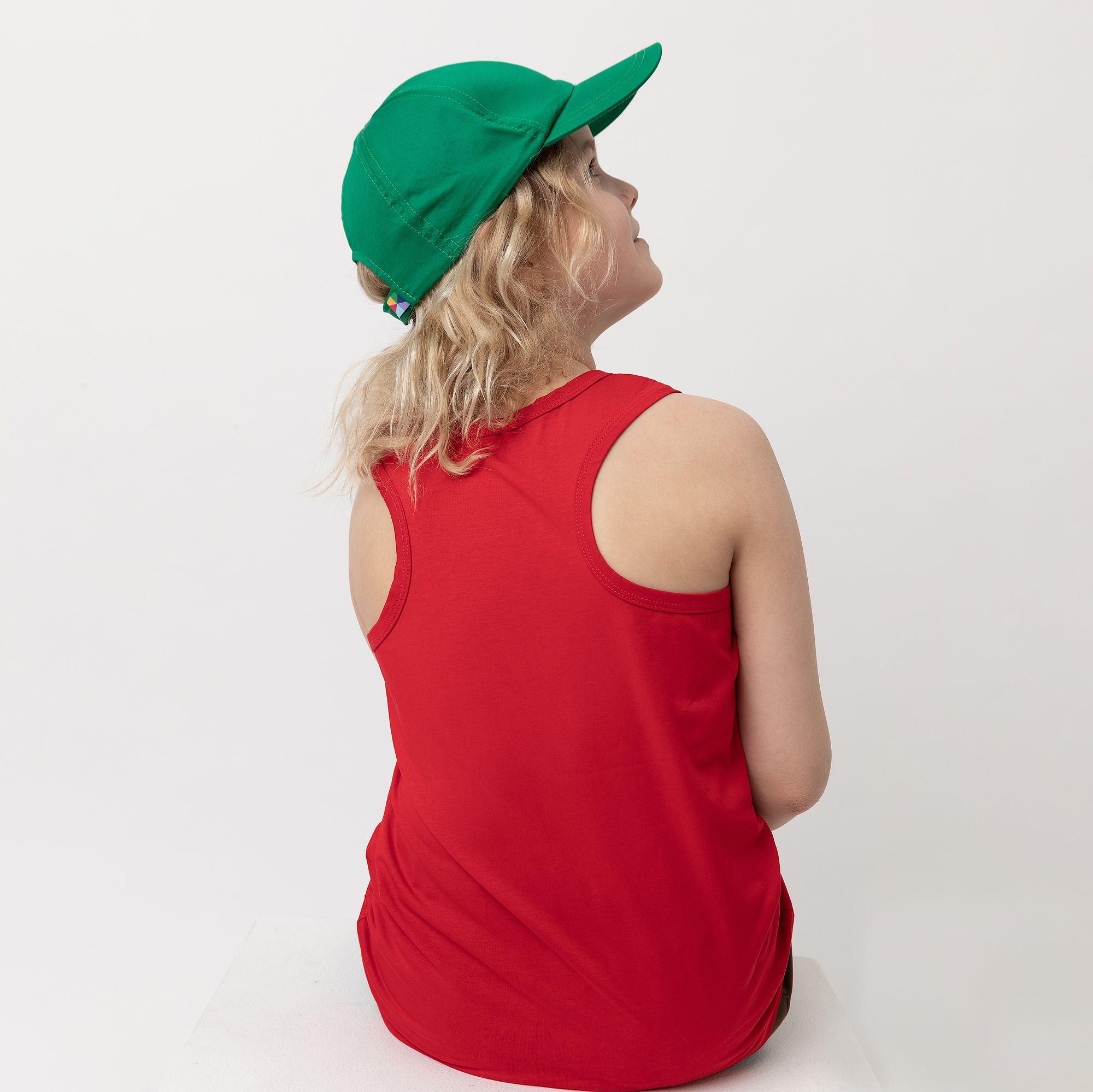 Green baseball cap