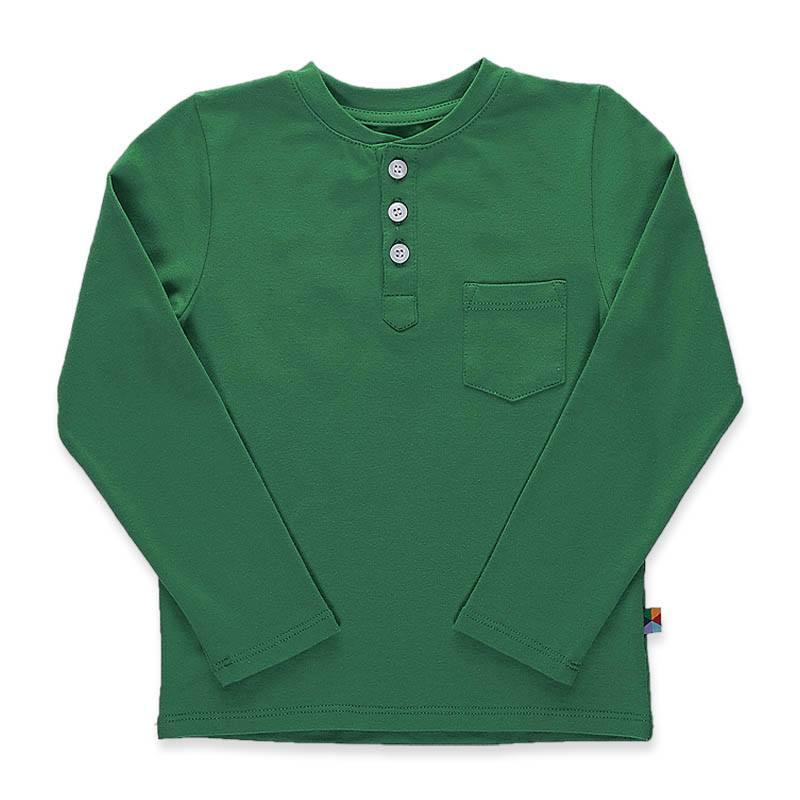 Green henley longsleeve shirt