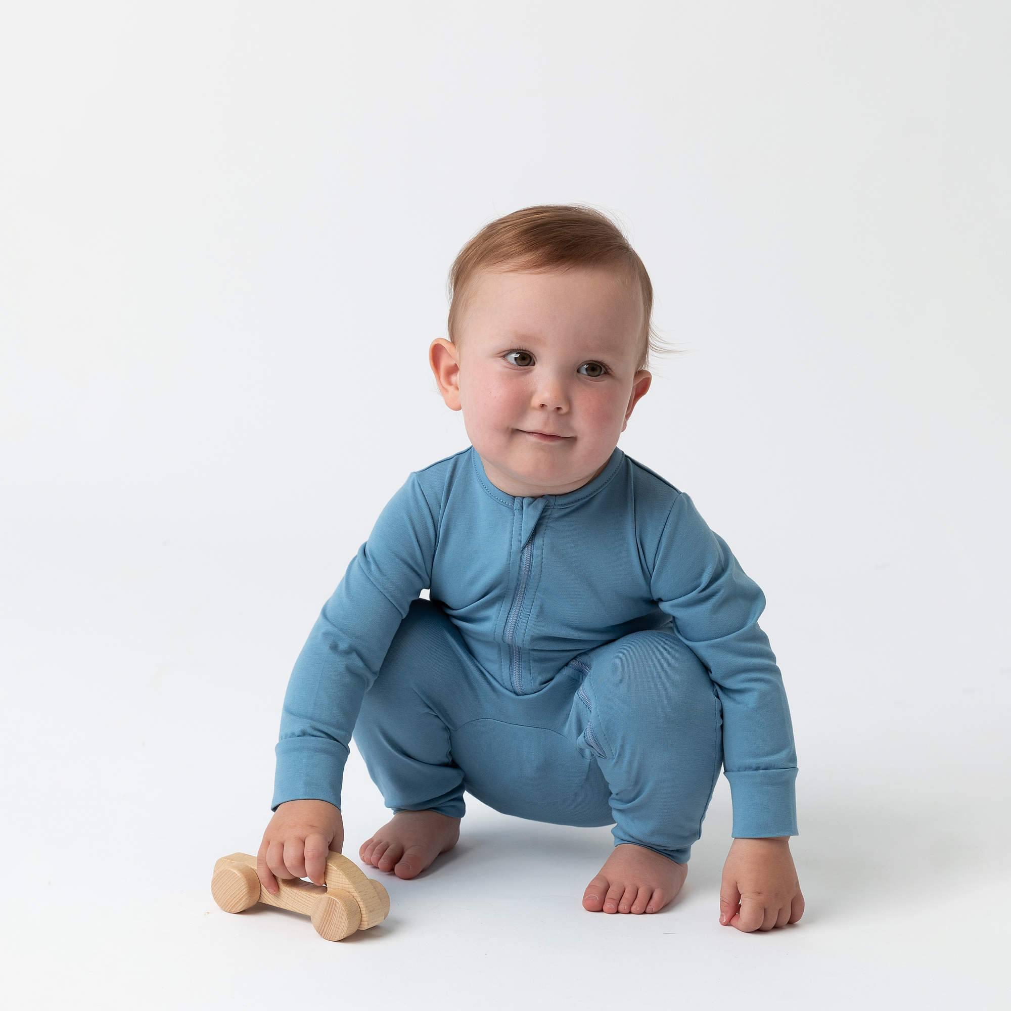 Sky blue romper suit