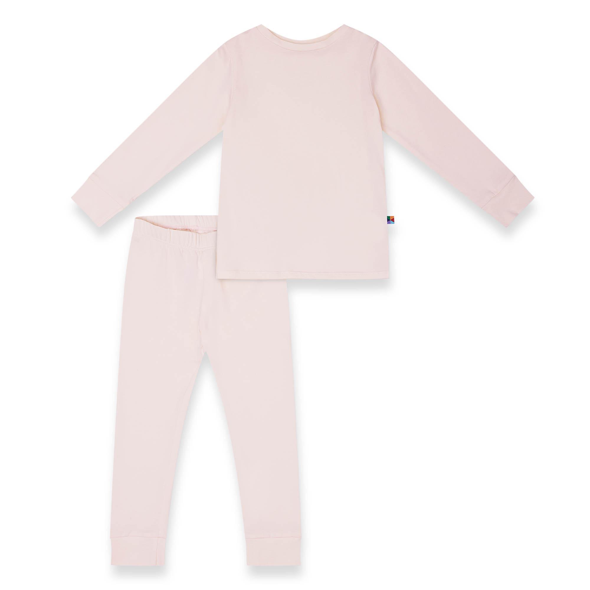 Light pink two-piece pajama set