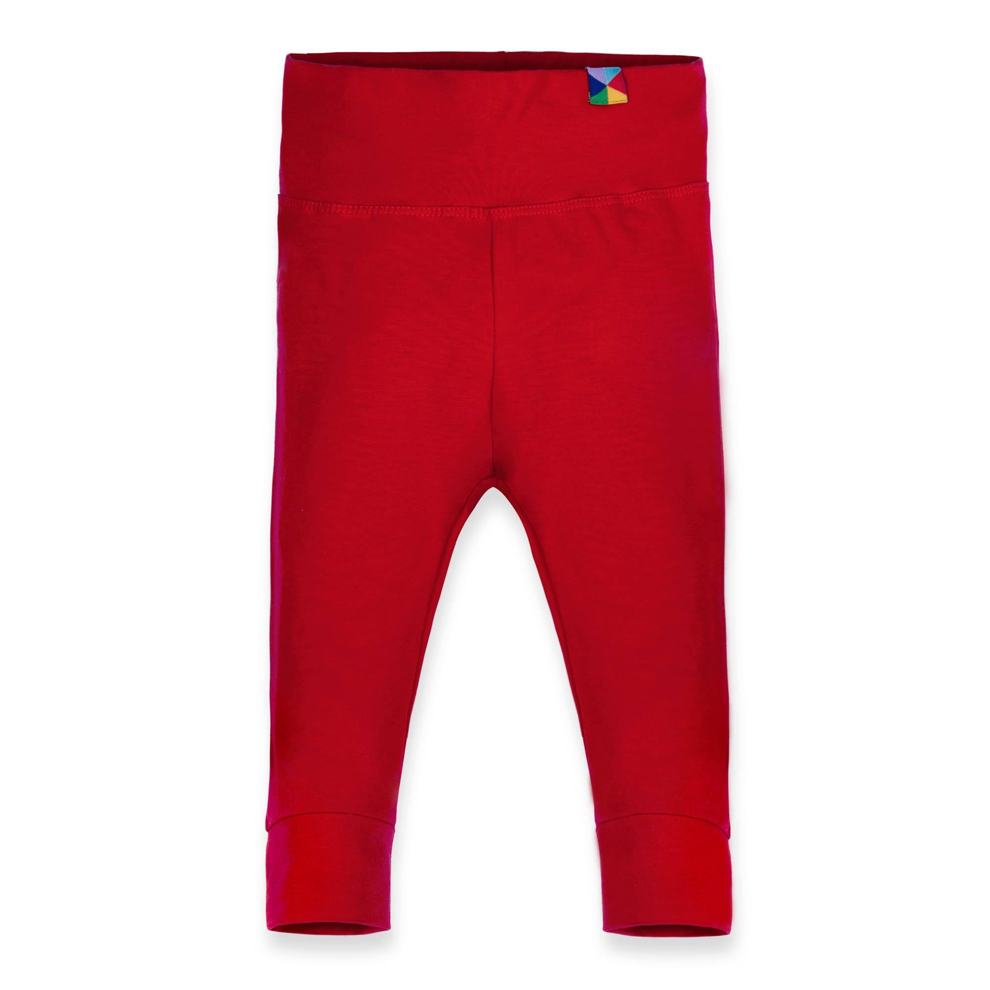 Red jersey pants