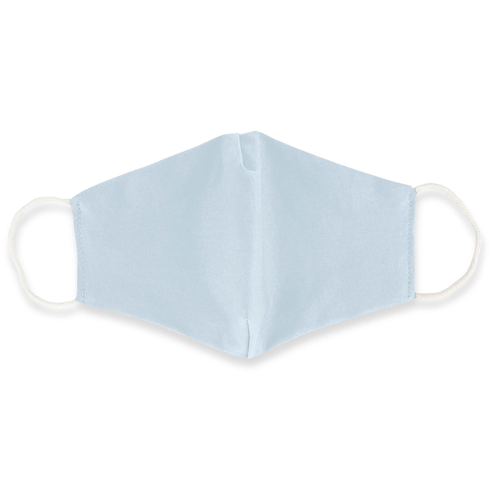 Light blue cotton face mask