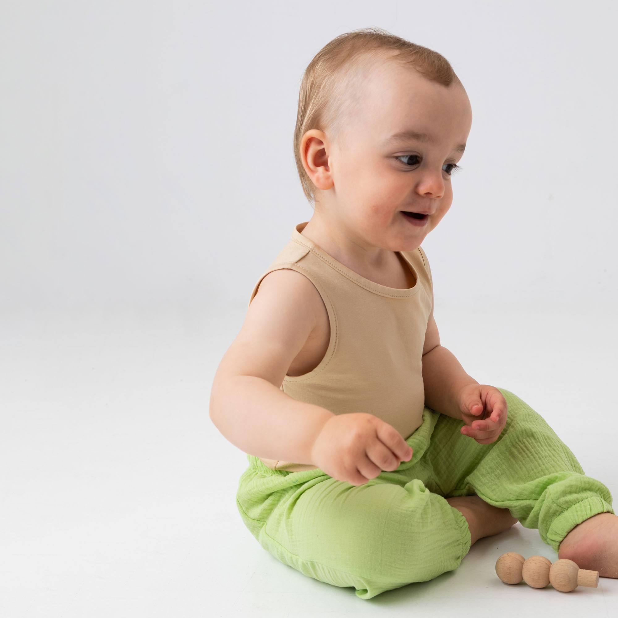 Beige sleveless bodysuit