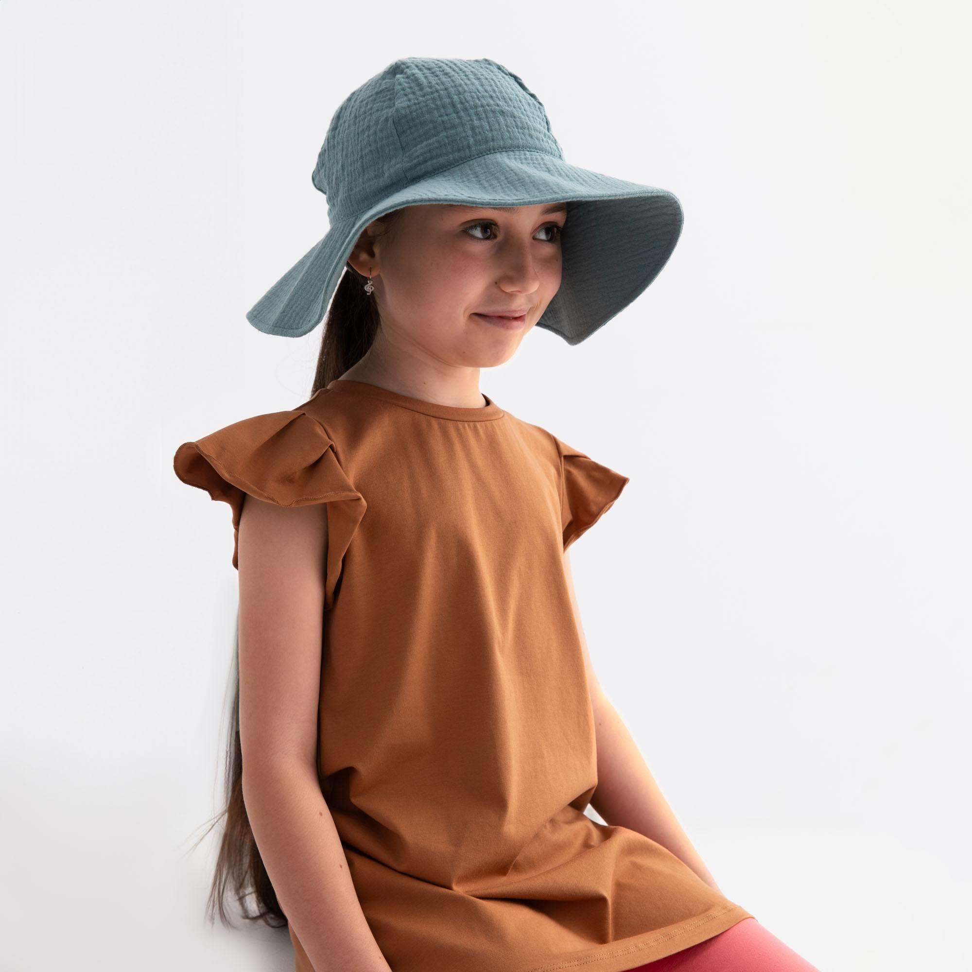 Caramel short butterfly sleeve tunic