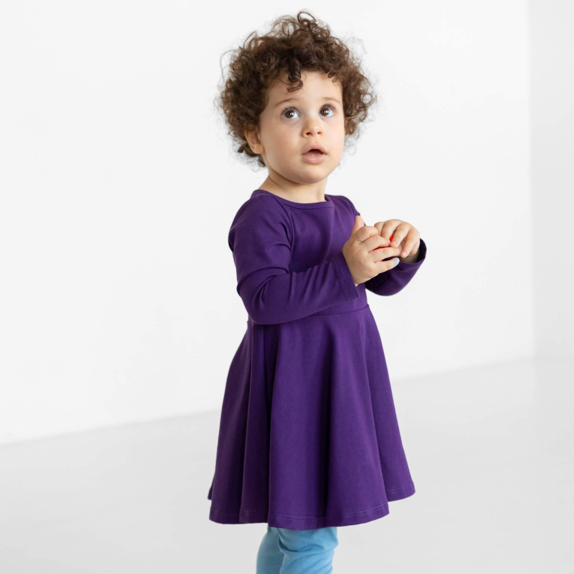 Violet long sleeve dress Baby