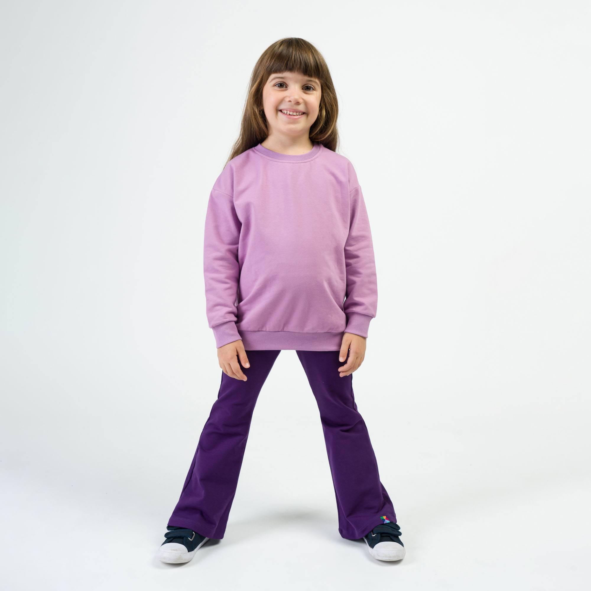 Violet flared pants