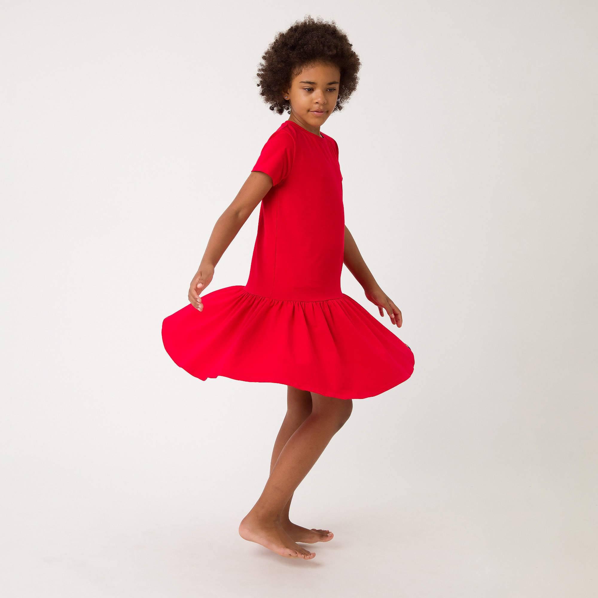 Red frill dress Junior