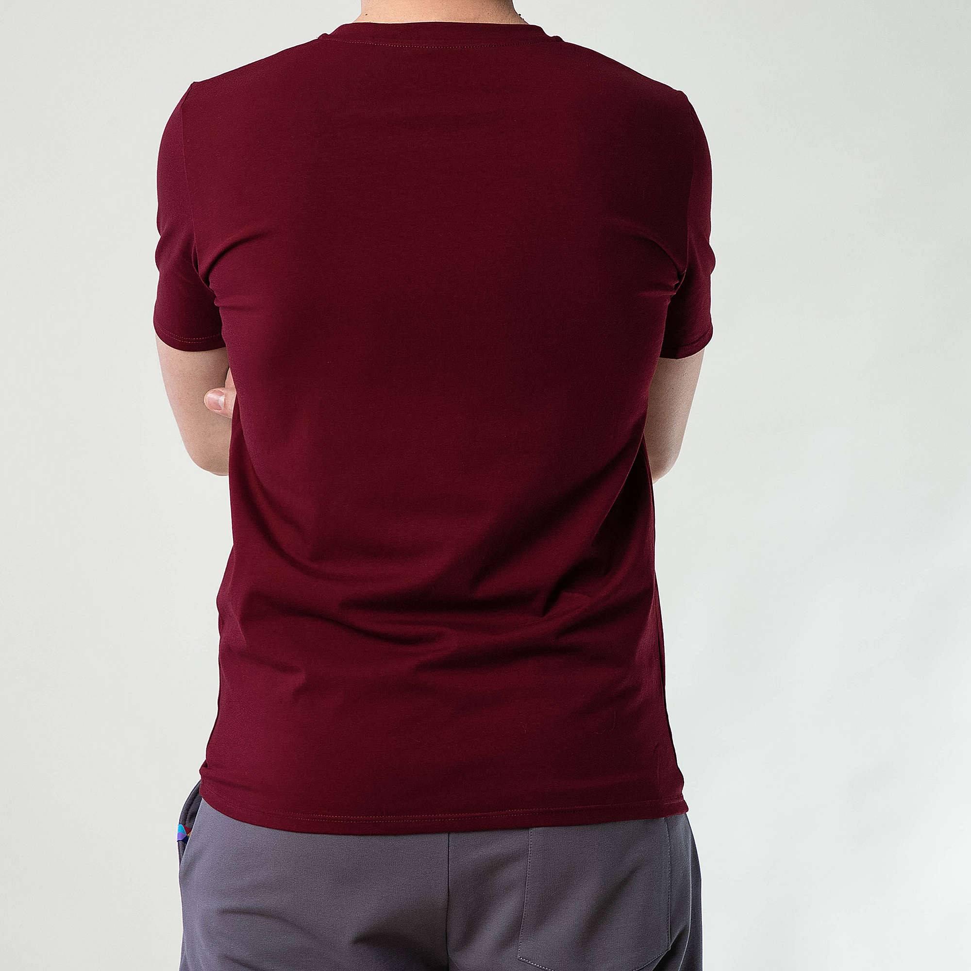 Burgundy T-shirt Men